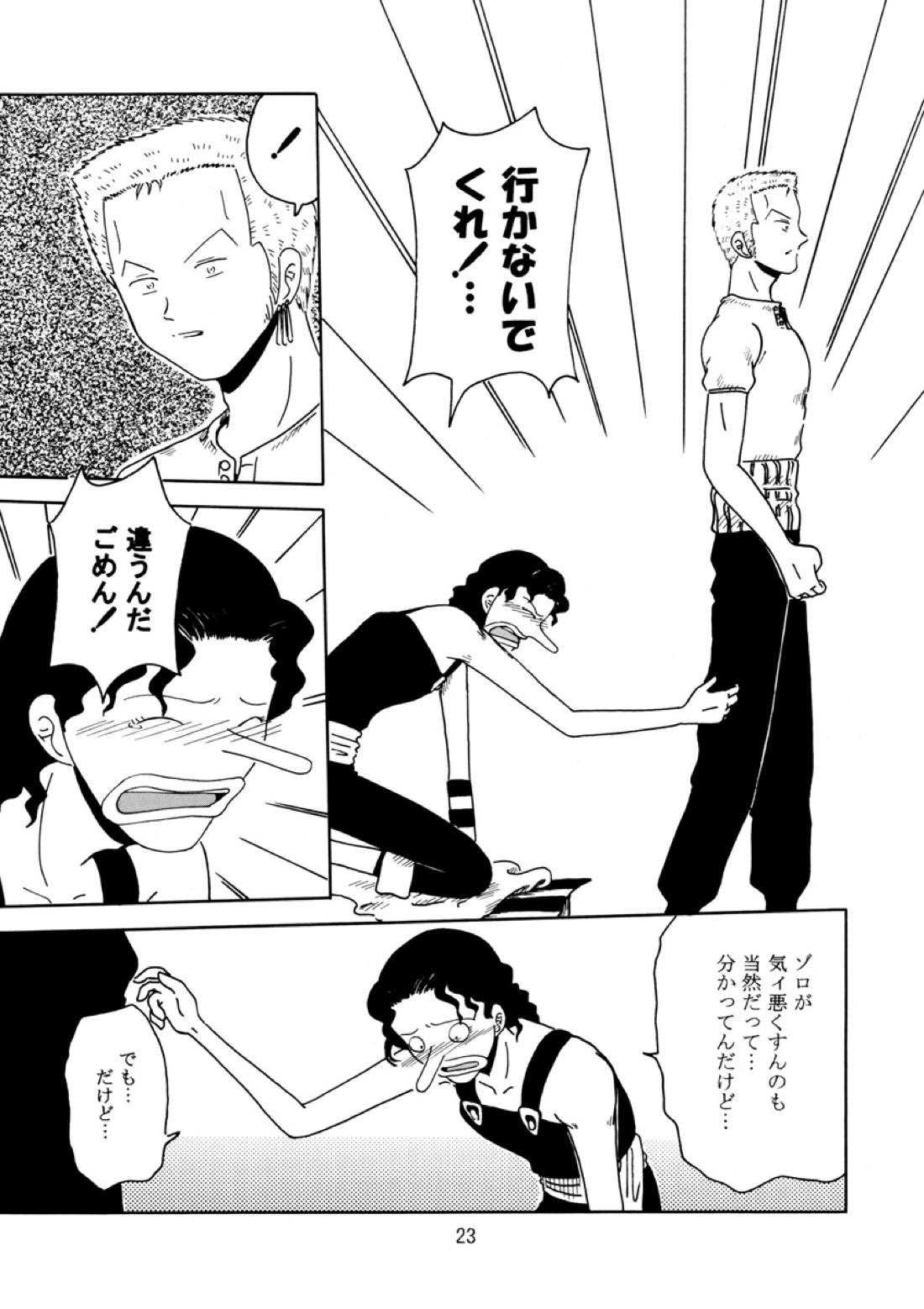 溺れる腕【ONE PIECE/ゾロウソ】 page 22