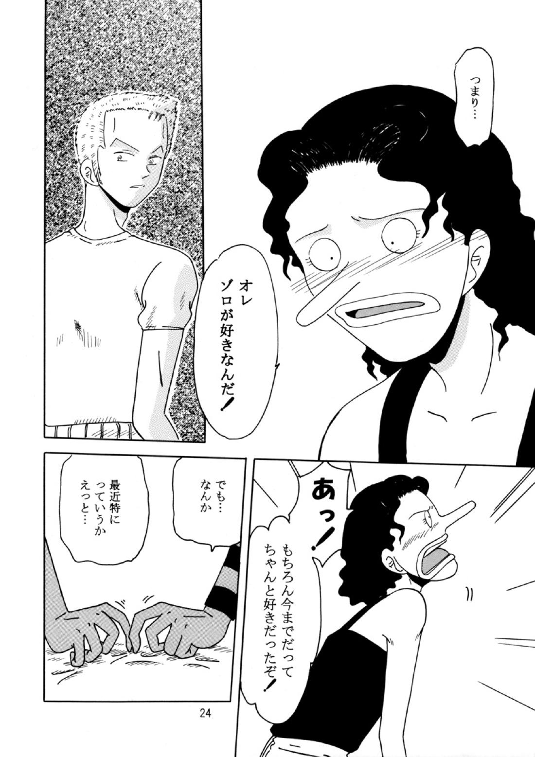 溺れる腕【ONE PIECE/ゾロウソ】 page 23