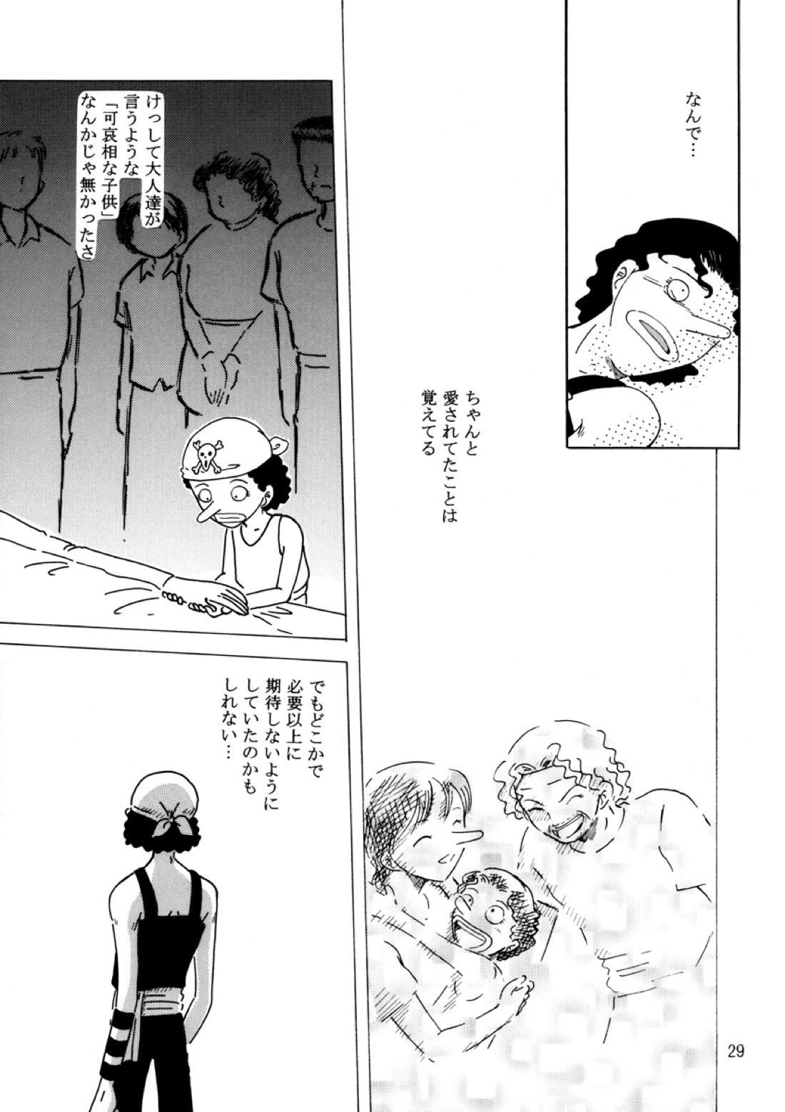 溺れる腕【ONE PIECE/ゾロウソ】 page 28