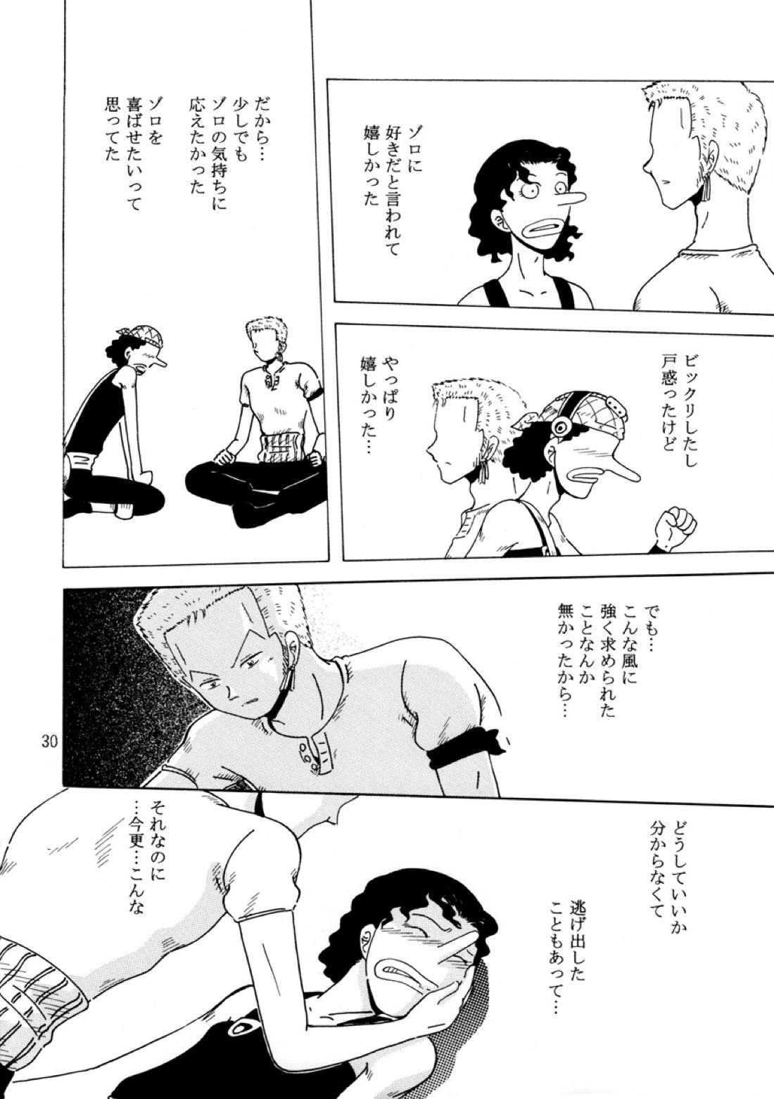溺れる腕【ONE PIECE/ゾロウソ】 page 29