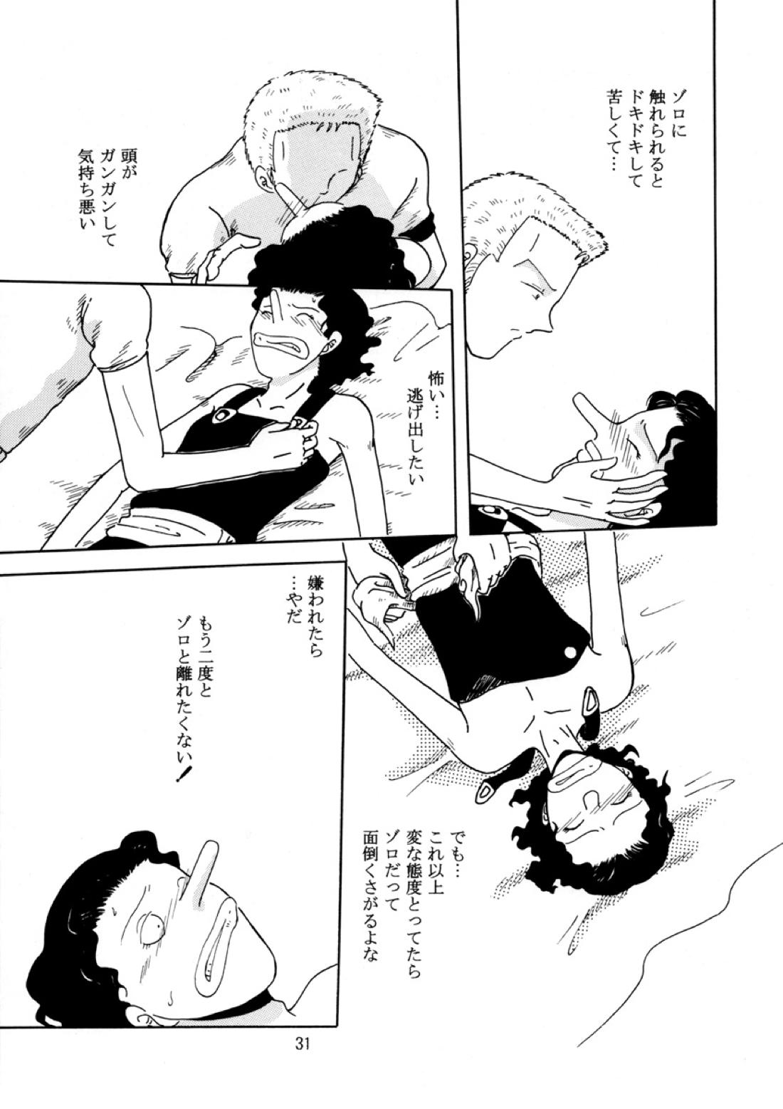 溺れる腕【ONE PIECE/ゾロウソ】 page 30