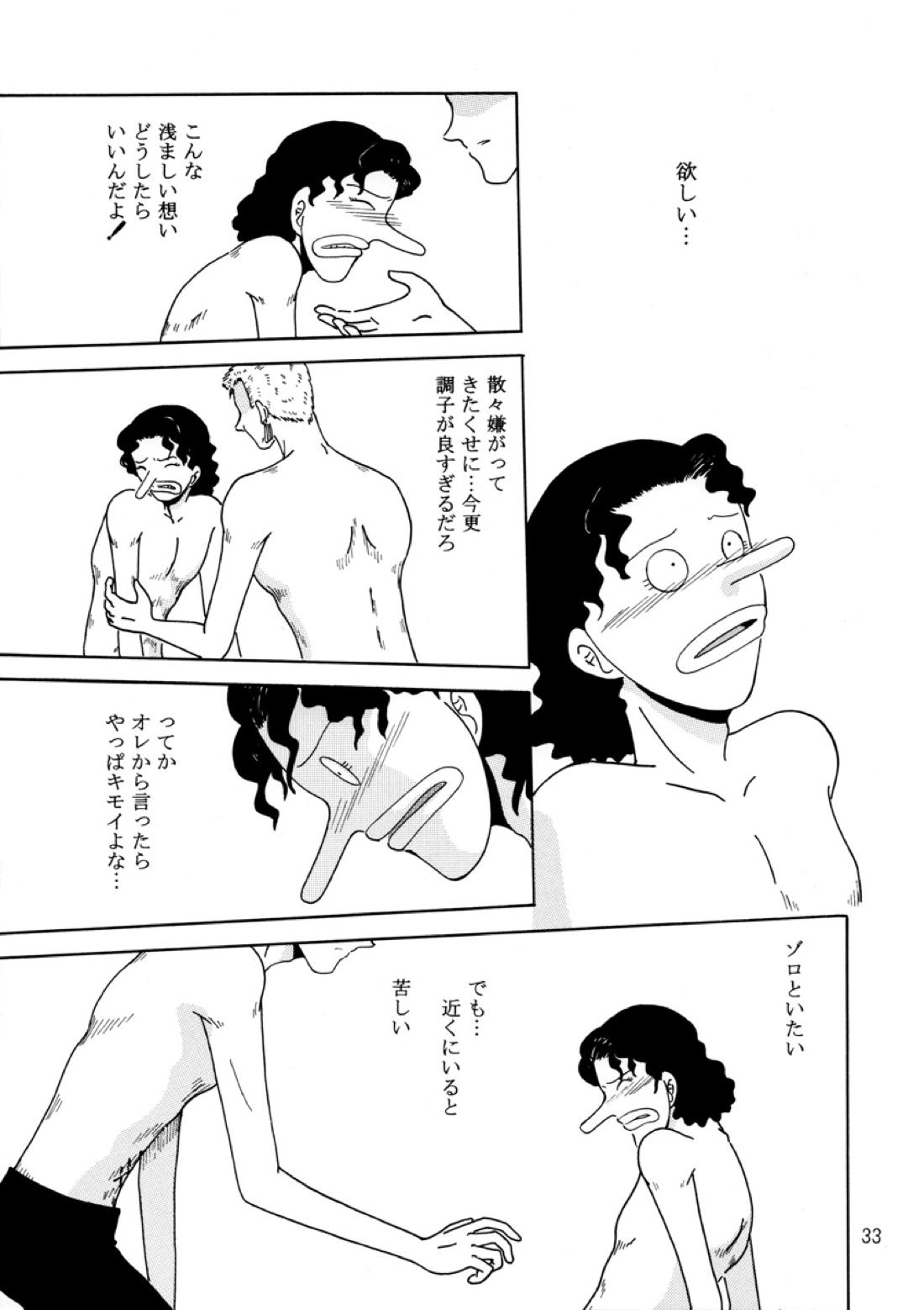 溺れる腕【ONE PIECE/ゾロウソ】 page 32