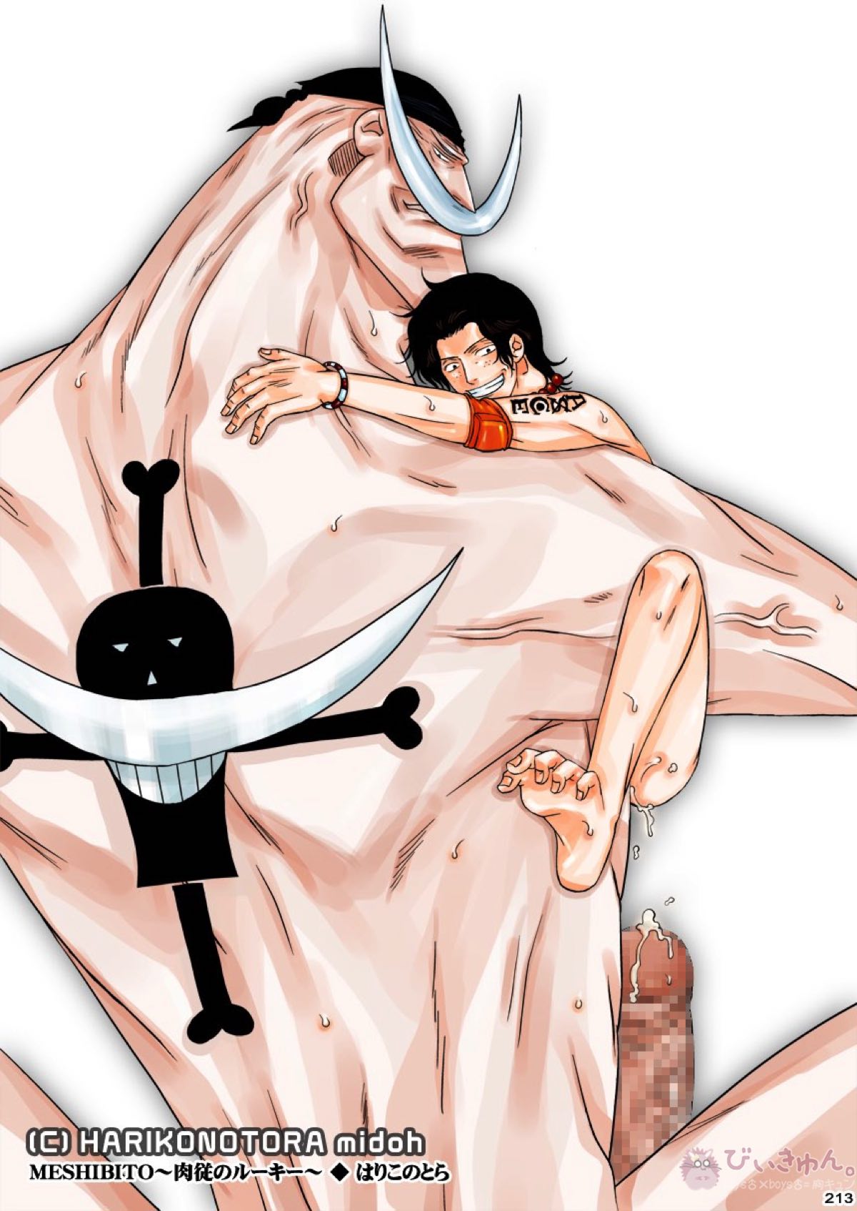 肉従のルーキー【ONE PIECE/白ひげ×ポートガス・D・エース】 page 212