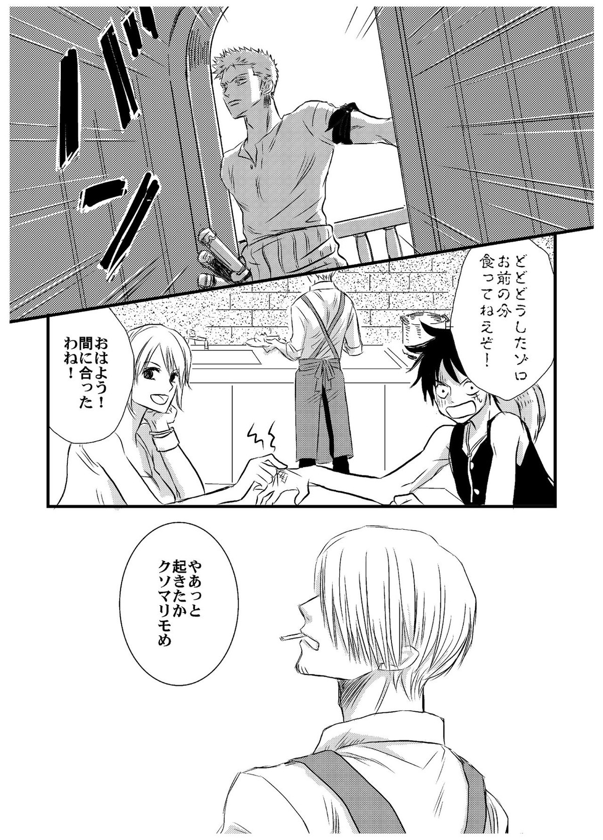 引力で離さない【ONE PIECE/サンゾロ】 page 13