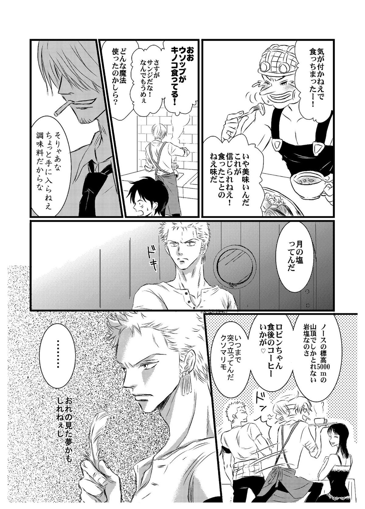 引力で離さない【ONE PIECE/サンゾロ】 page 15