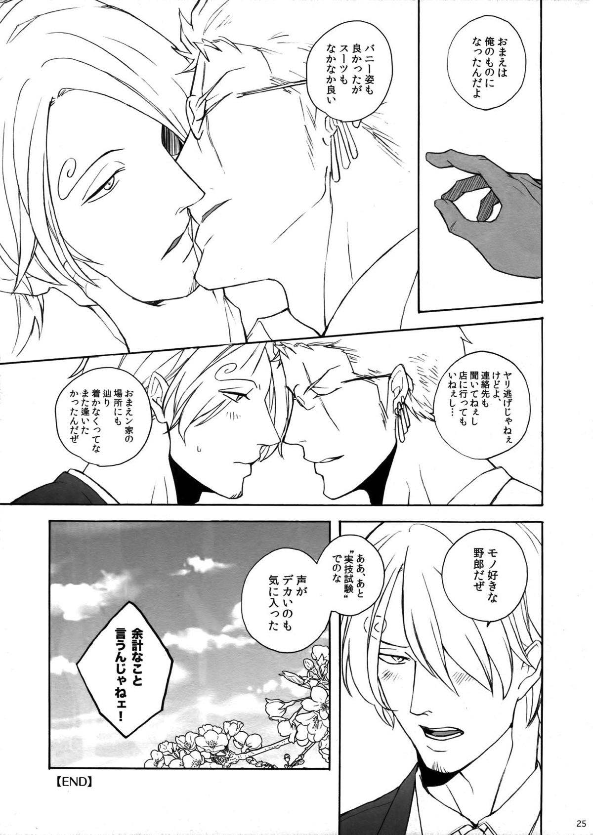 バニーボーイの成れの果て。【ONE PIECE/ゾロサン】 page 23