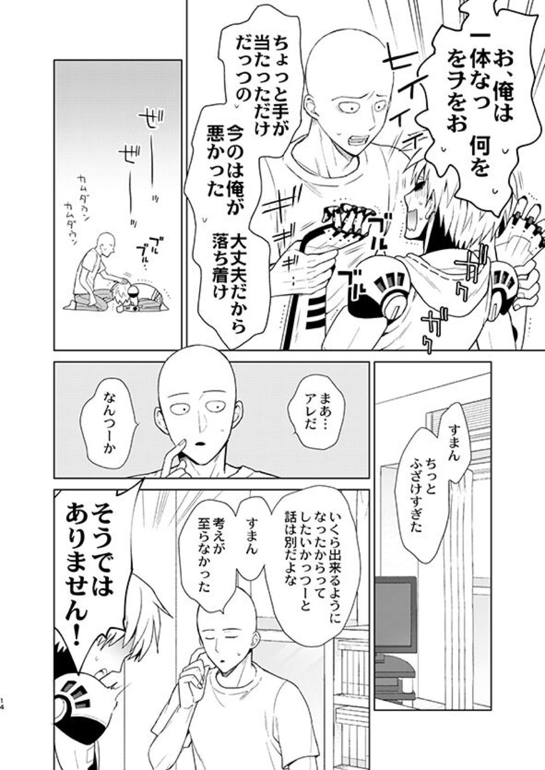 ○○の、意志です。【ワンパンマン/サイジェノ】 page 13