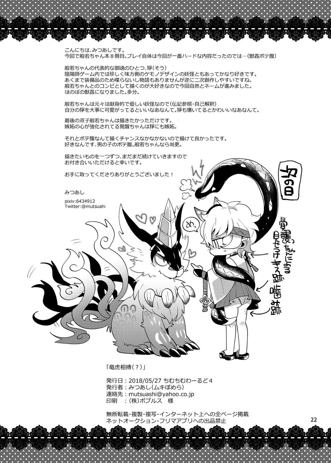 竜虎相搏（？）【陰陽師/猙×般若】 page 21