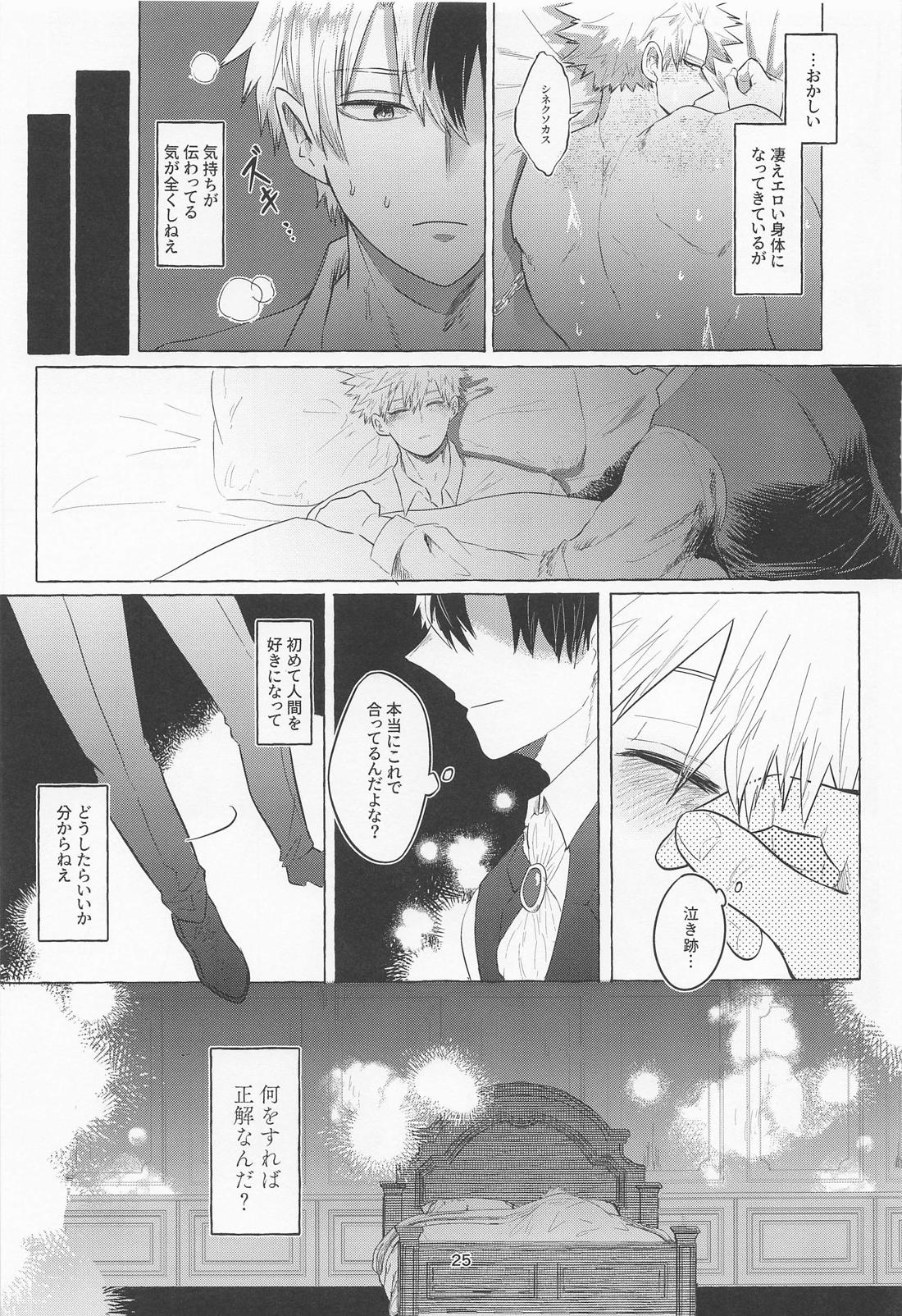 真夜中に咲くミモザ【僕のヒーローアカデミア/轟爆】 page 24