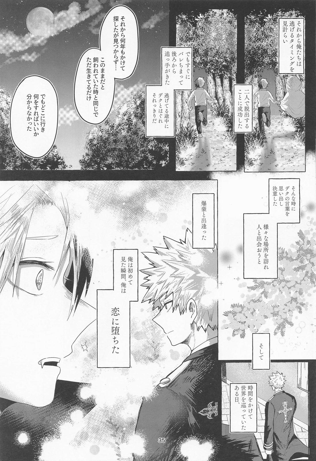 真夜中に咲くミモザ【僕のヒーローアカデミア/轟爆】 page 34