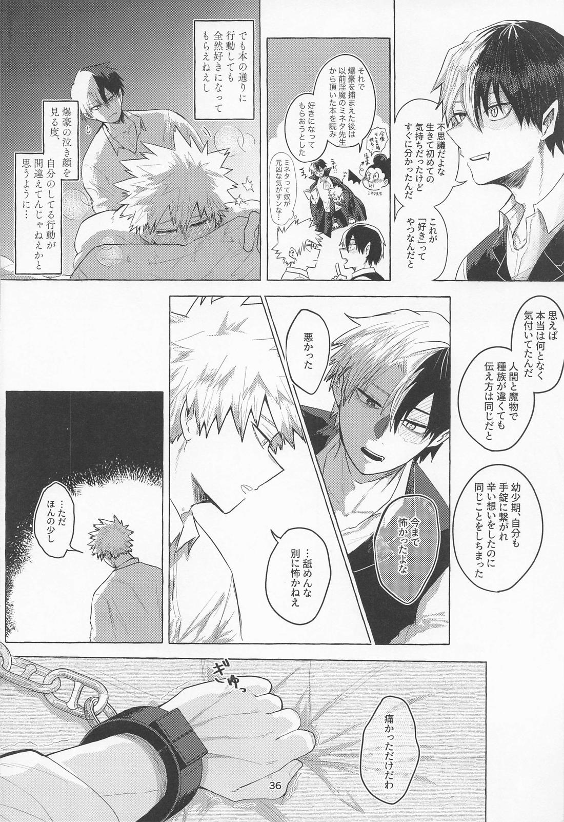 真夜中に咲くミモザ【僕のヒーローアカデミア/轟爆】 page 35
