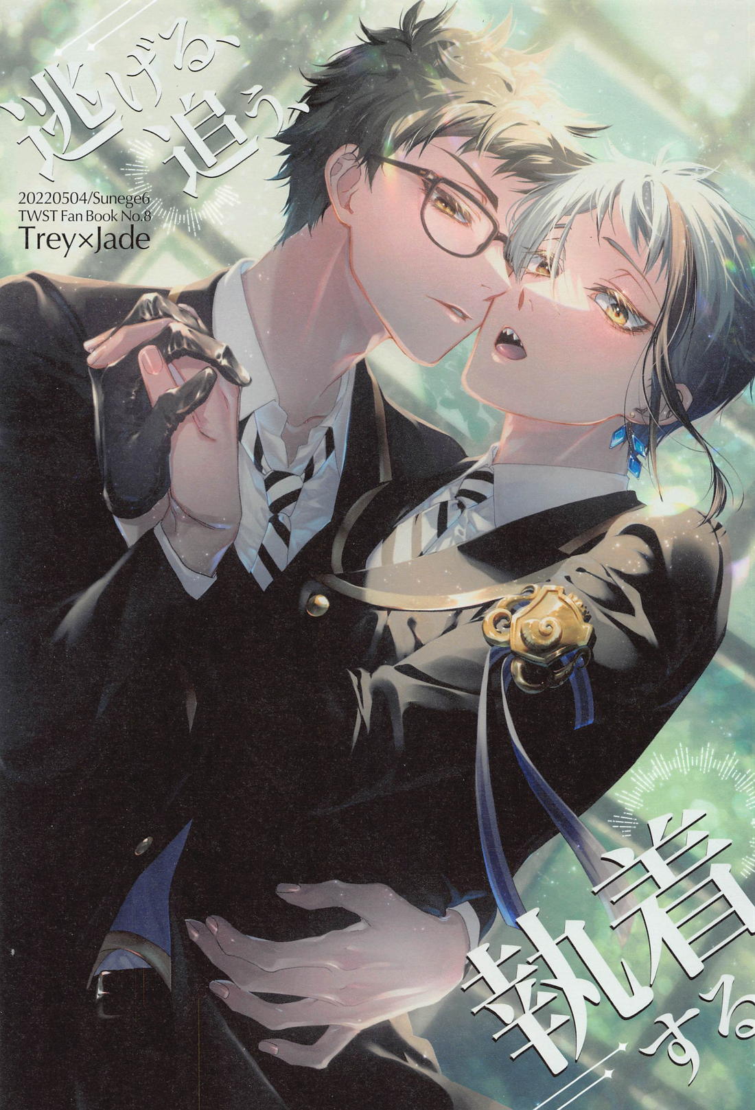 BL manga "逃げる、追う、執着する。【その他/トレジェイ】" cover image