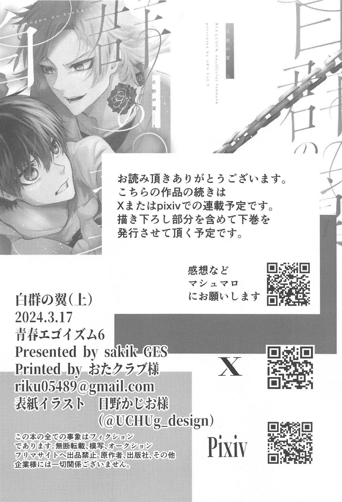 白群の翼 (上)【ブルーロック/カイ潔】 page 37