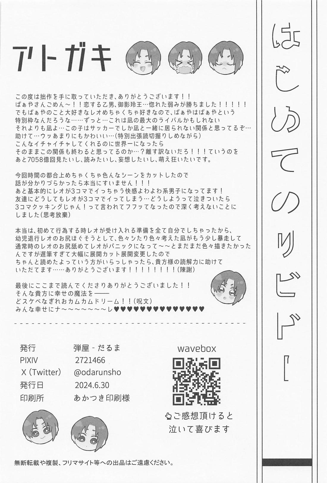 はじめてのリビドー【ブルーロック/凪玲】 page 41