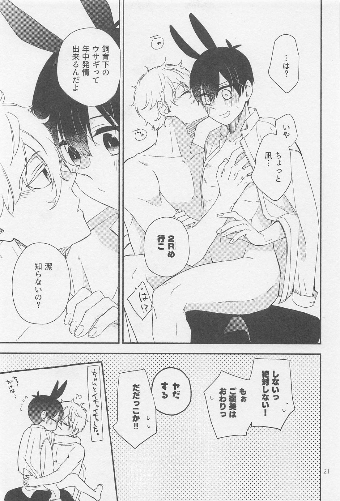 ご褒美ちょうだい？ウサギさん【ブルーロック/凪潔】 page 20