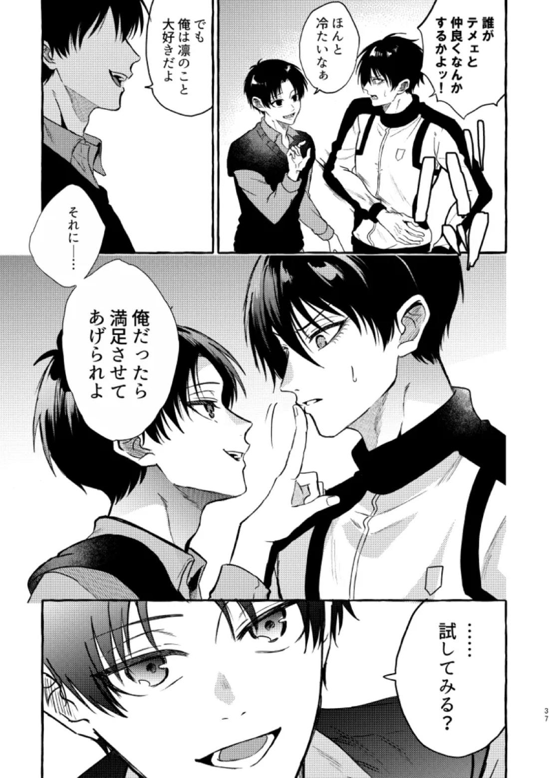 俺らにはまだ早いって！【ブルーロック/凛潔】 page 35
