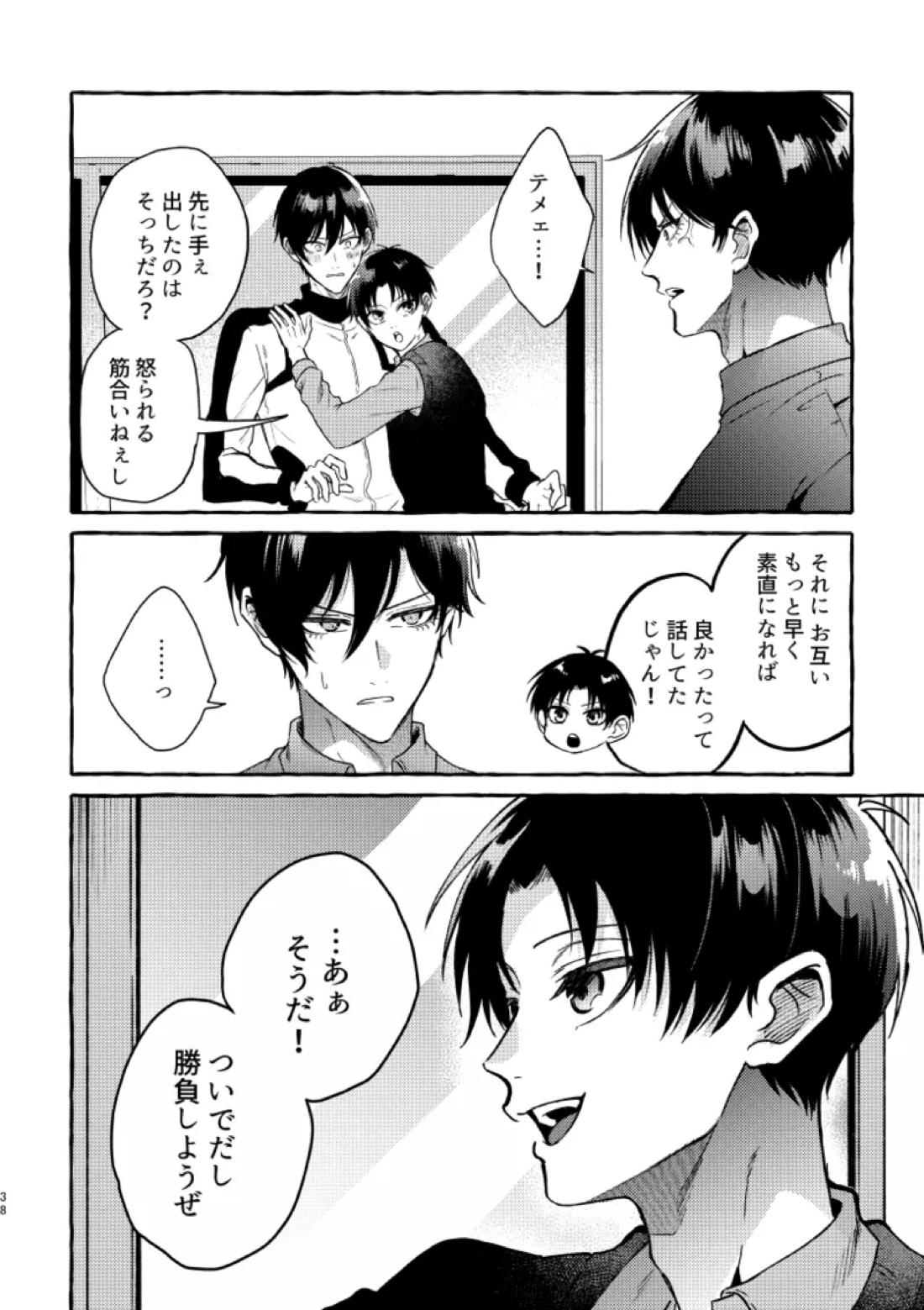 俺らにはまだ早いって！【ブルーロック/凛潔】 page 36