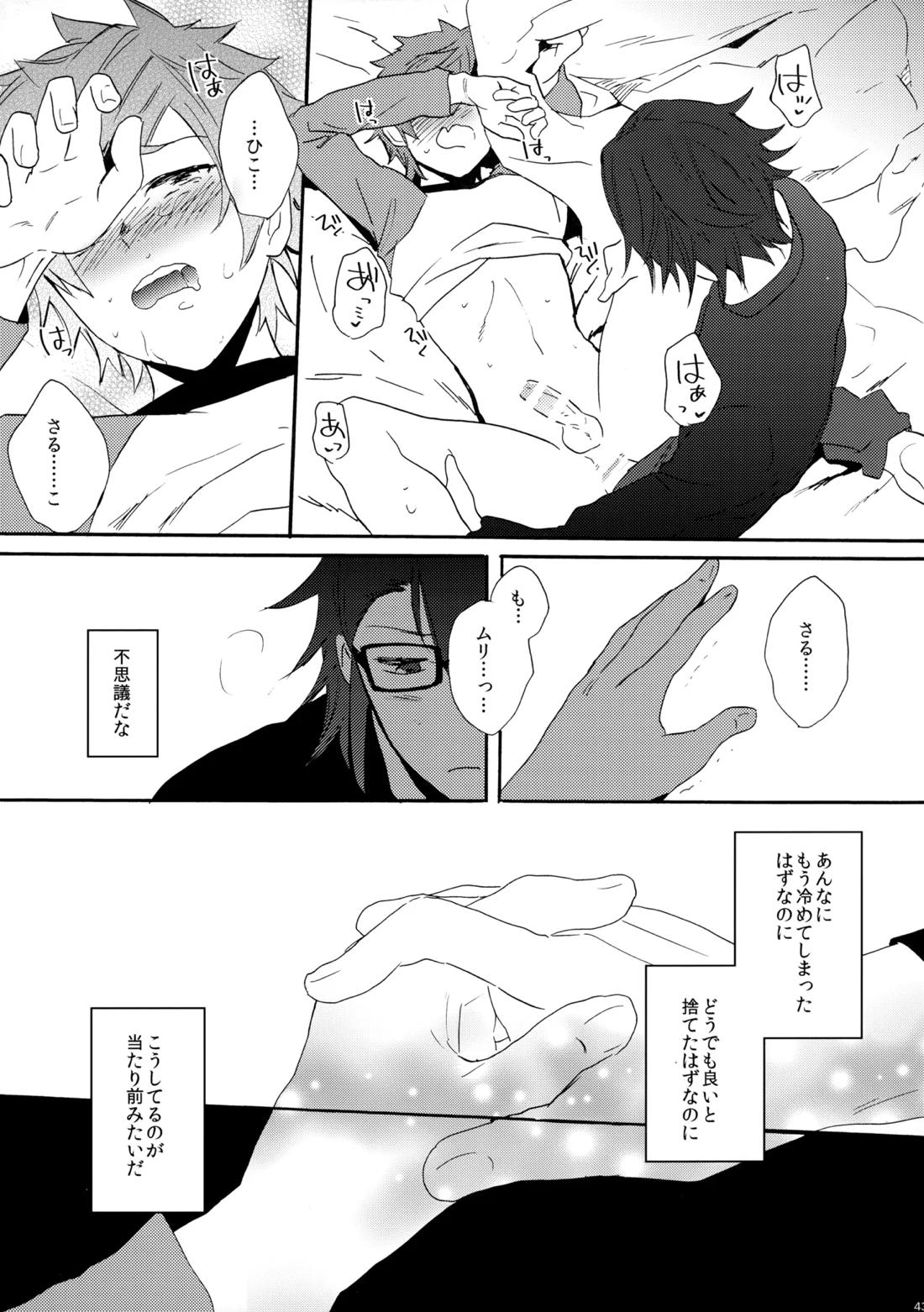 瞳をあけてみる夢【K/猿美】 page 44