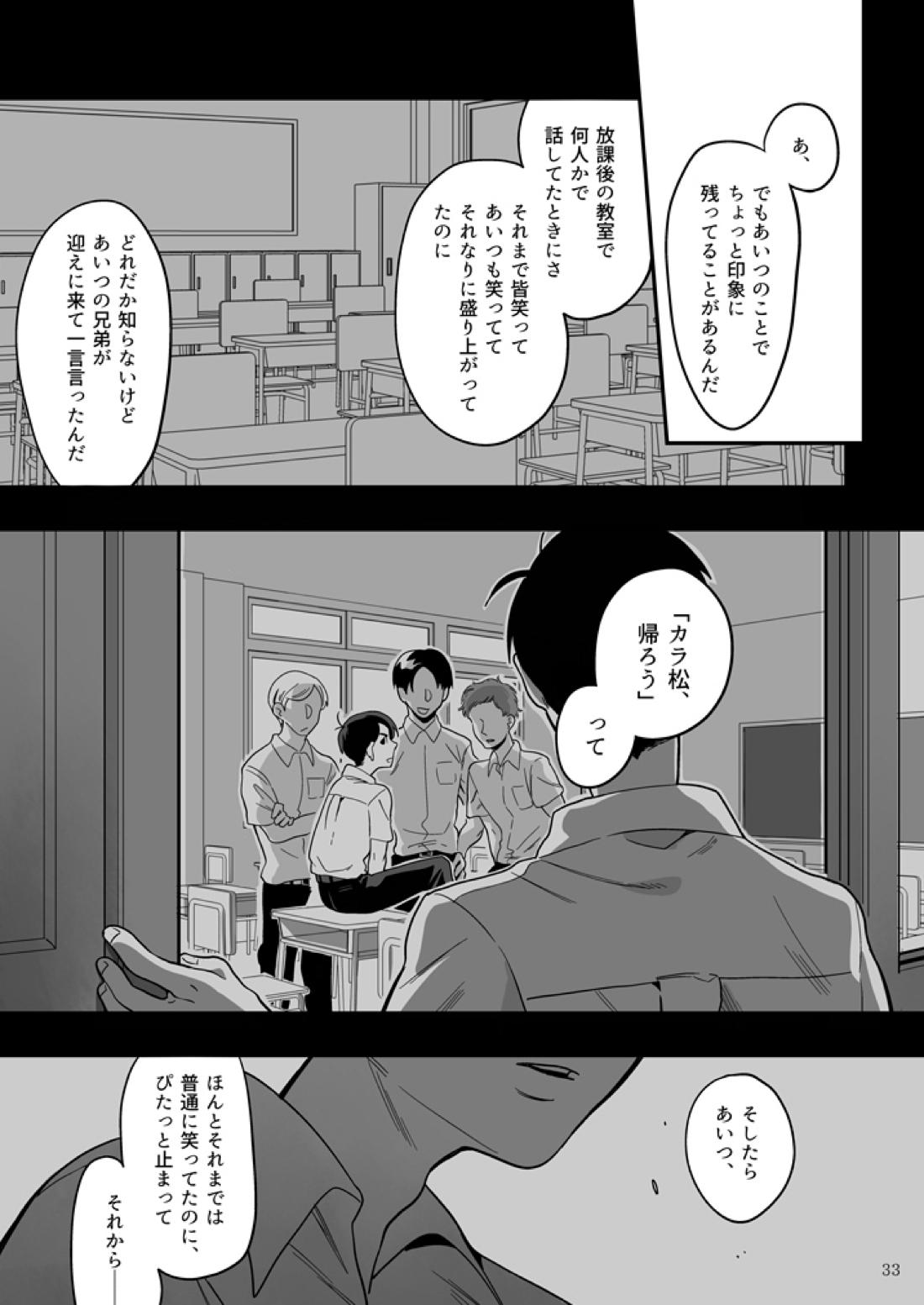 松野カラ松の不在 及び神様の行方【おそ松さん/おそカラ】 page 34