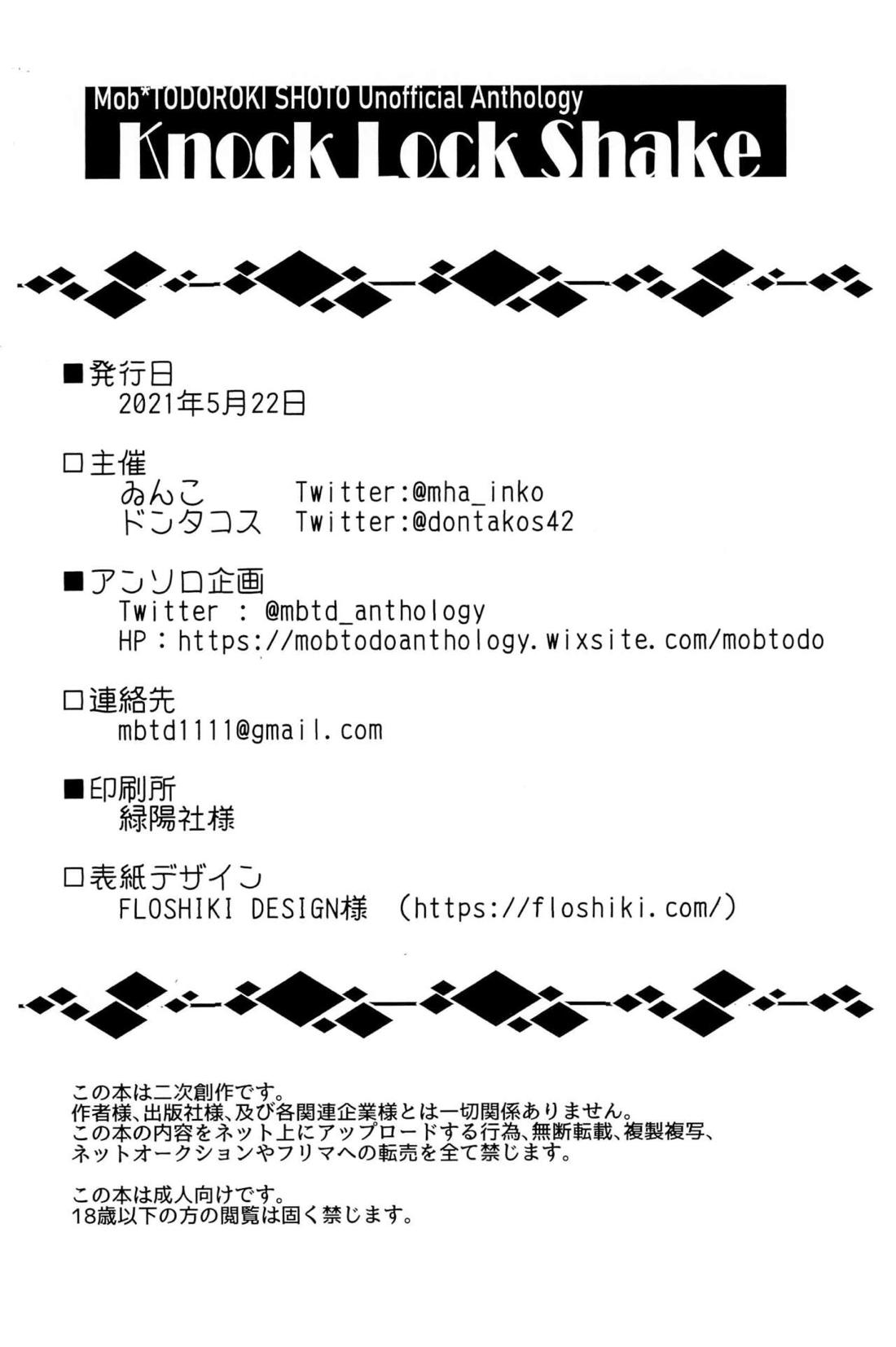 Knock Lock Shake【僕のヒーローアカデミア/モブ轟】 page 203