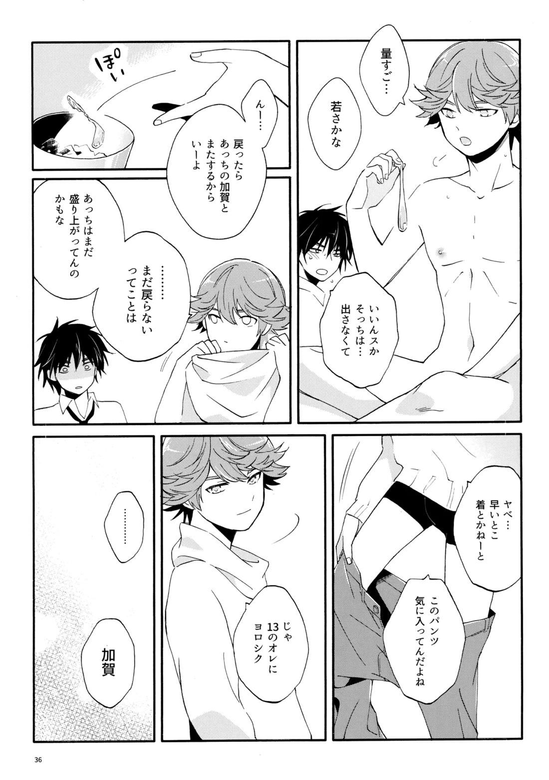 マイディアスワップ【ヒカルの碁/加賀三谷】 page 35