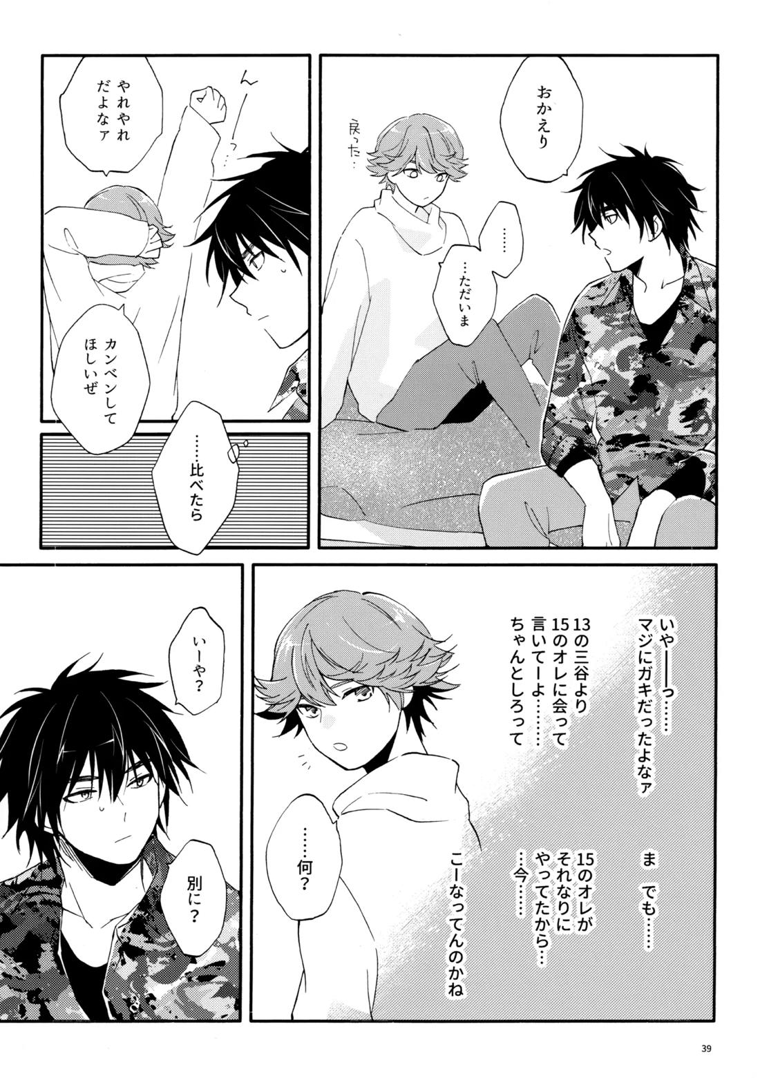 マイディアスワップ【ヒカルの碁/加賀三谷】 page 38