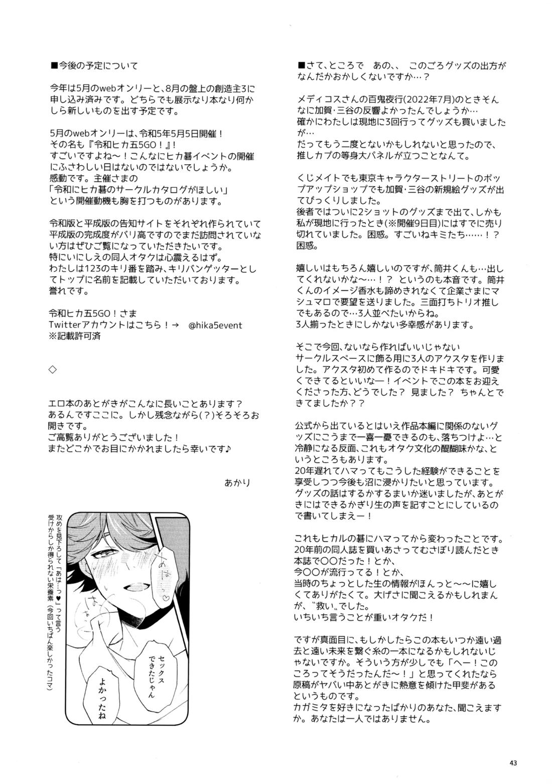 マイディアスワップ【ヒカルの碁/加賀三谷】 page 42