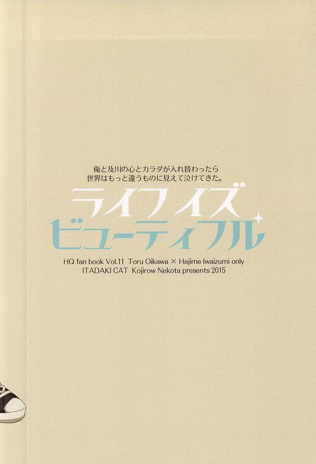 ライフイズビューティフル【ハイキュー!!/及岩】 page 20