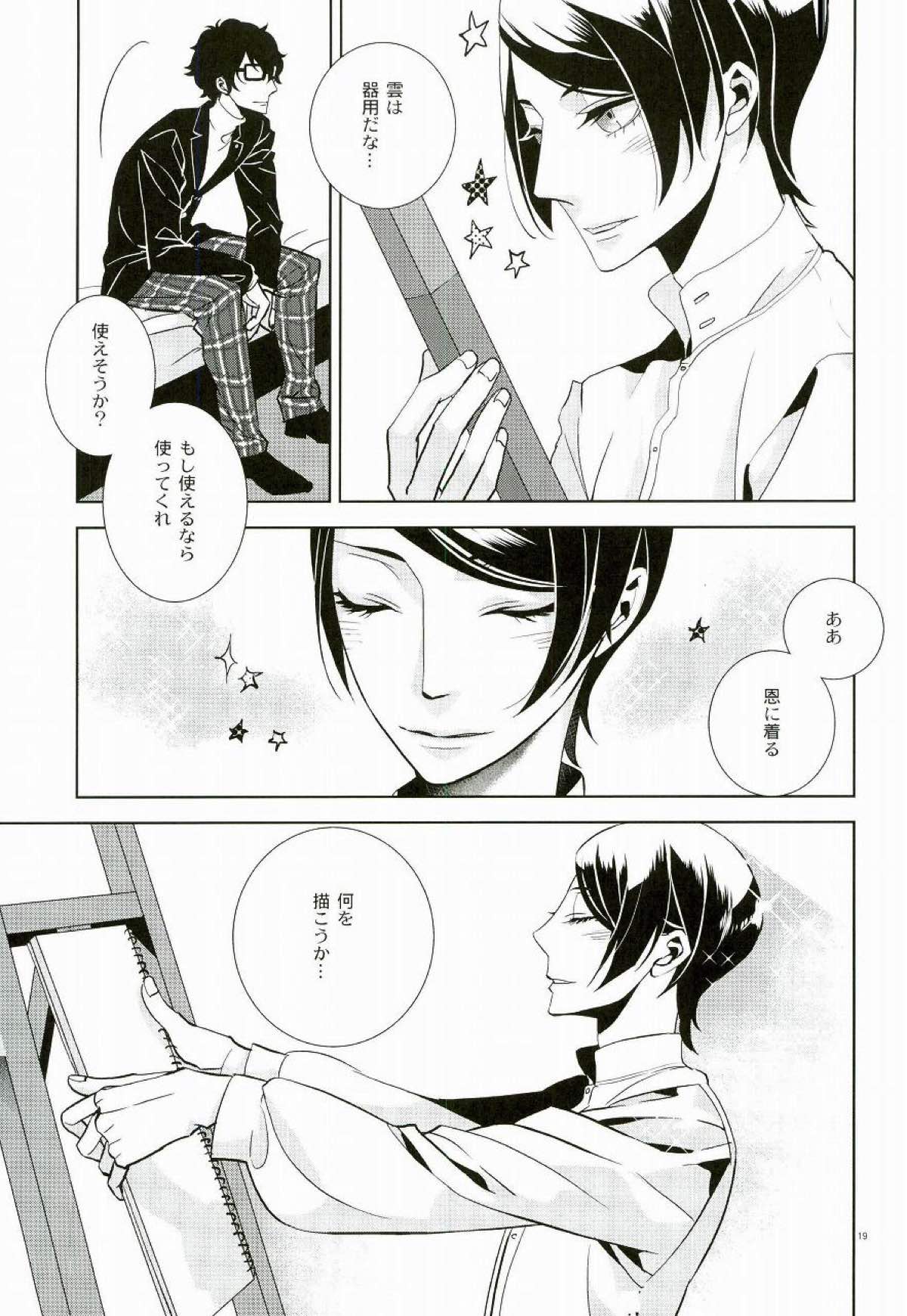 ブランクカードのおもてうら【ペルソナ5/喜多主】 page 16