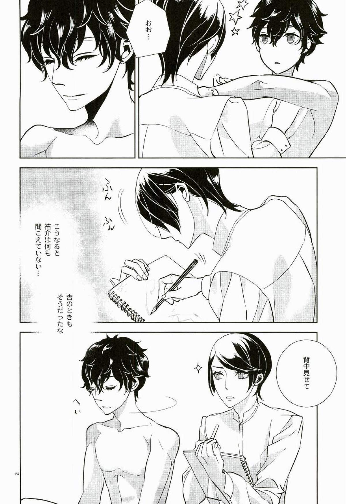 ブランクカードのおもてうら【ペルソナ5/喜多主】 page 21