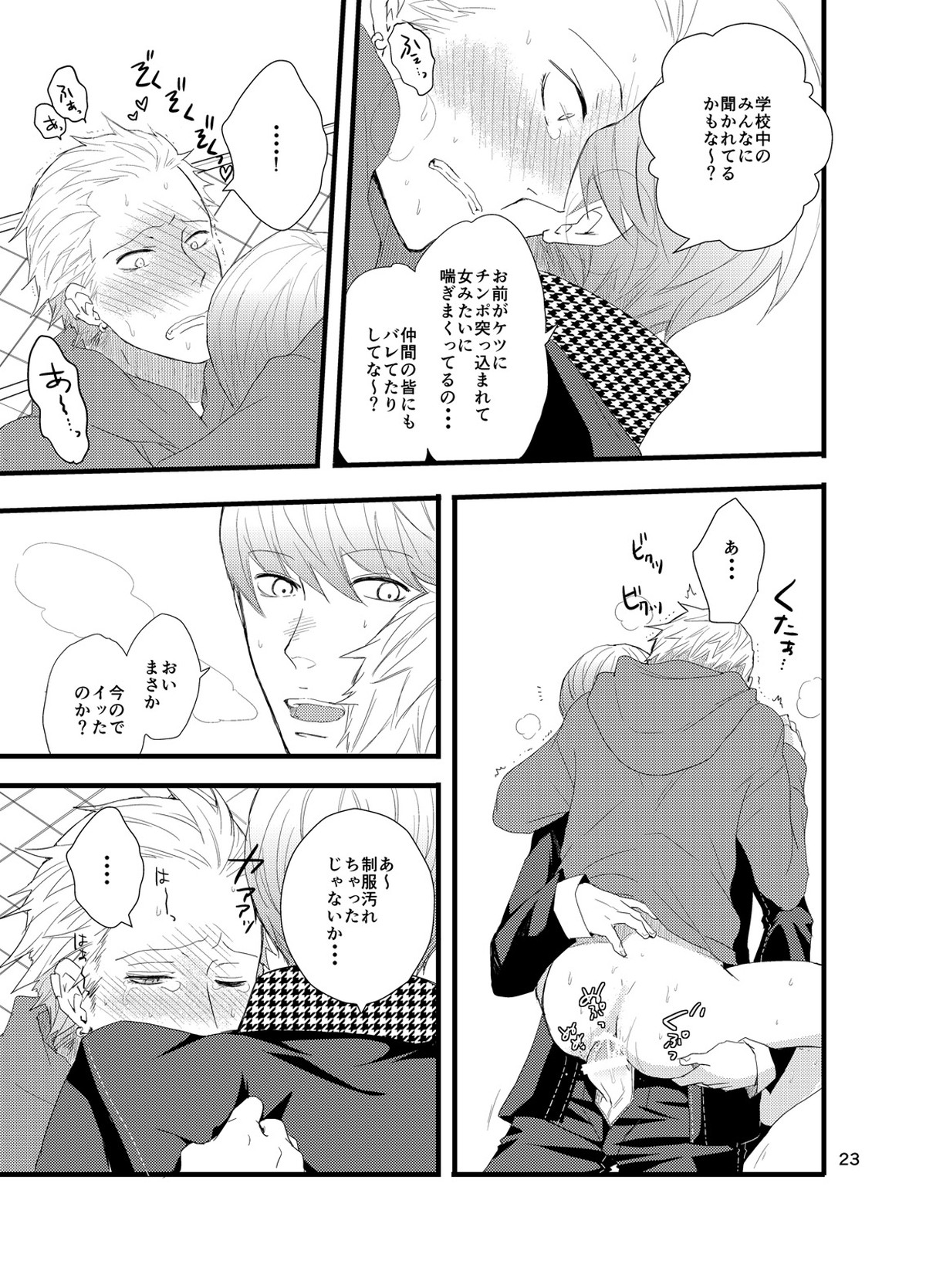 彼にしたいひどいこと。【ペルソナ4/主完(主人公×巽完二)】 page 22
