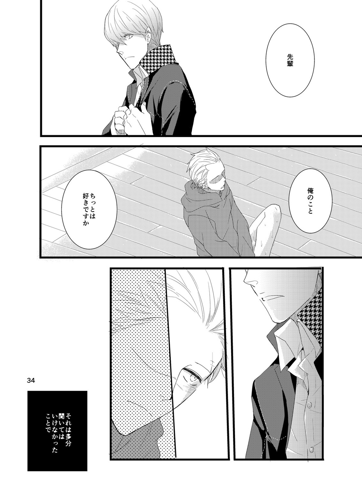 彼にしたいひどいこと。【ペルソナ4/主完(主人公×巽完二)】 page 33