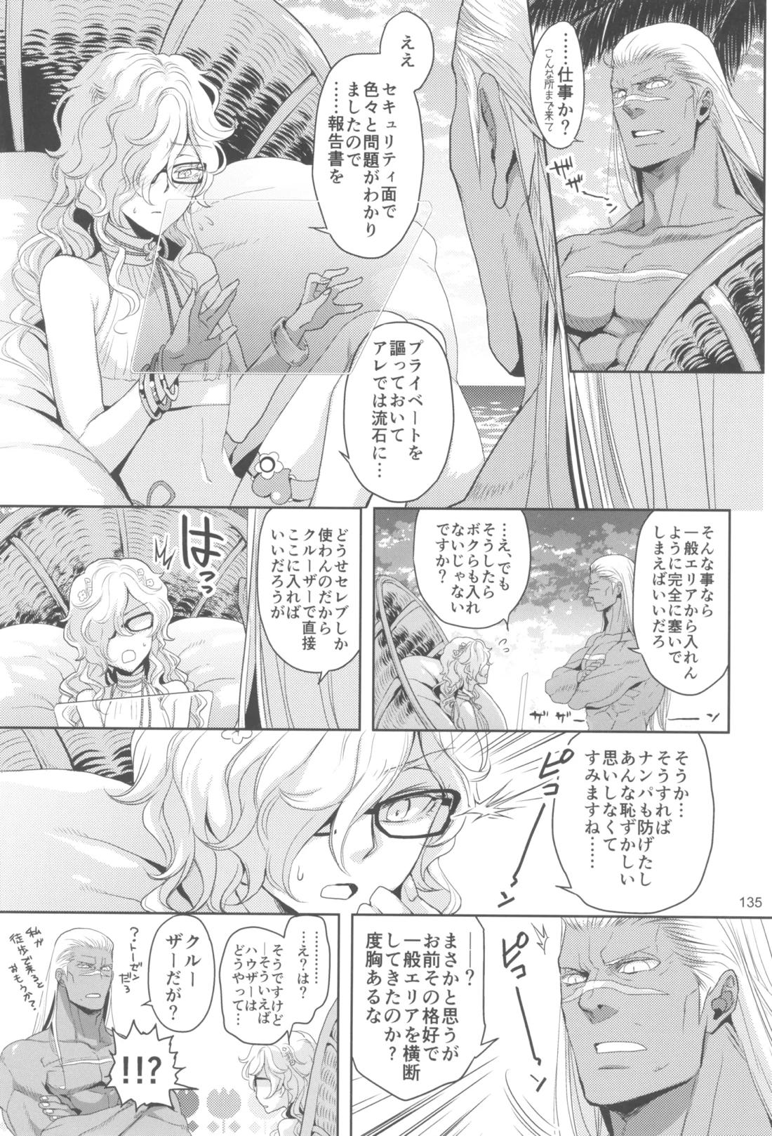 ヒューガ社長がいろんな女装させられるシリーズまとめ 再録集1【ファンタシースターユニバース/ハウザー×ヒューガ】 page 134
