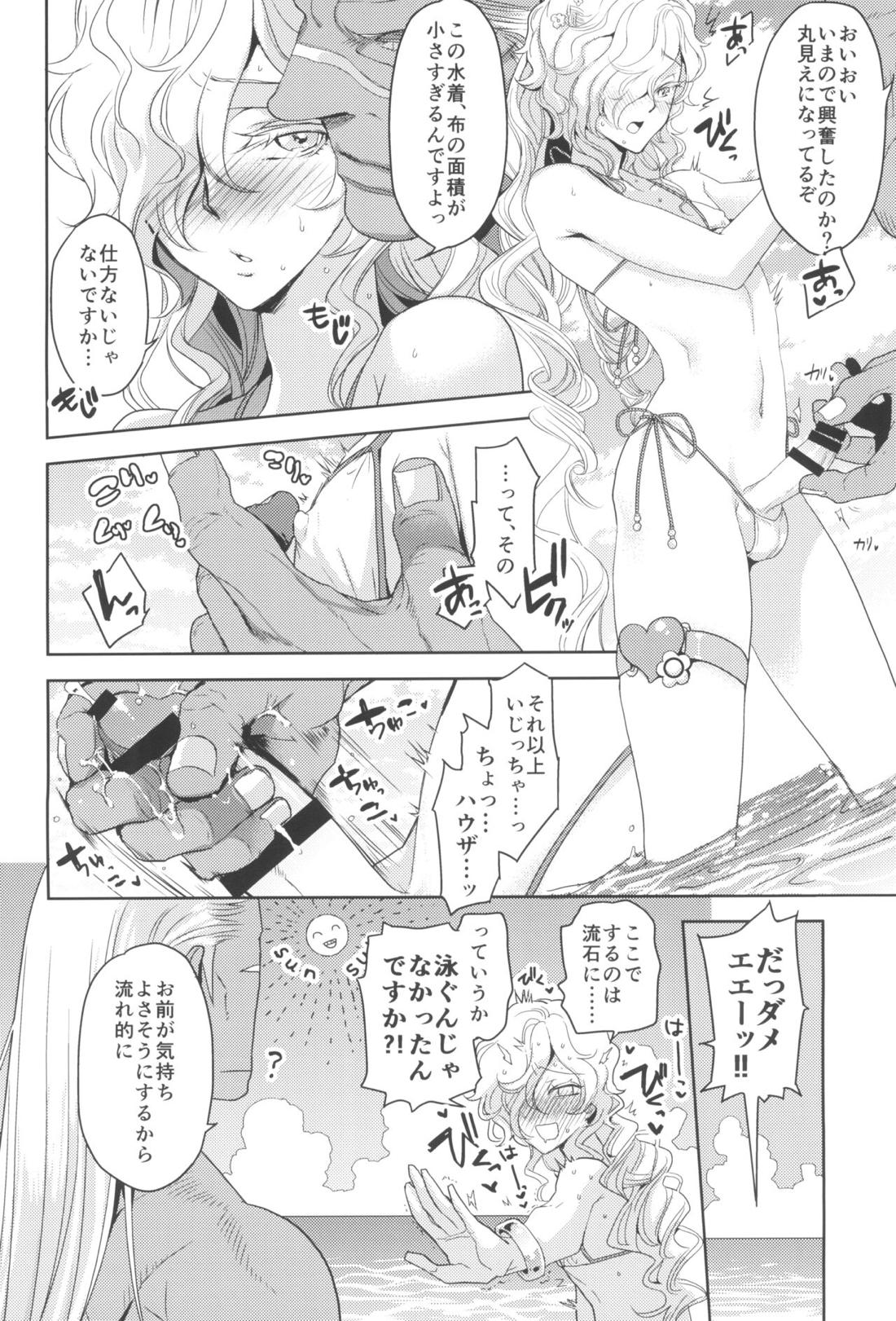 GRM社長の夏はビーチでイチャイチャしよう【ファンタシースターユニバース/ハウザー×ヒューガ】 page 11