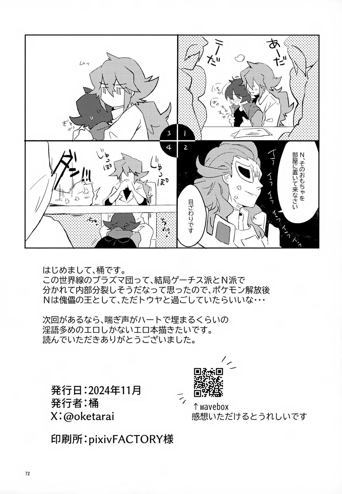 ボクノスキナヒト【ポケモン/Ｎ×トウヤ】 page 71
