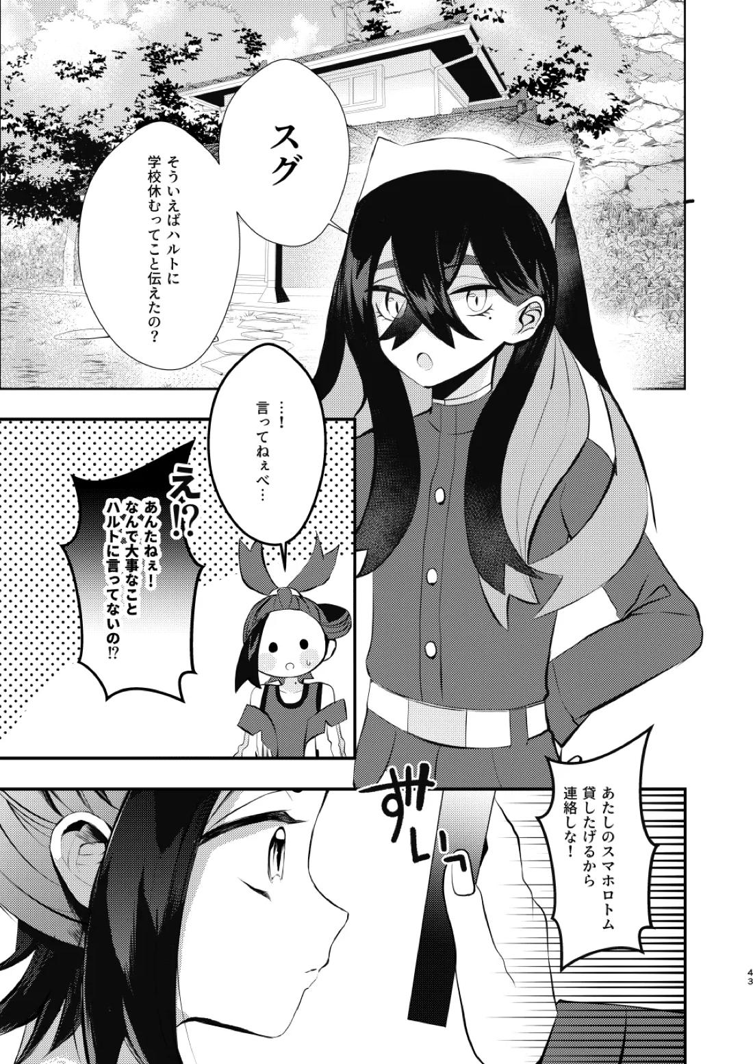 キミとゼロからしたいこと【ポケモン/スグハル】 page 40