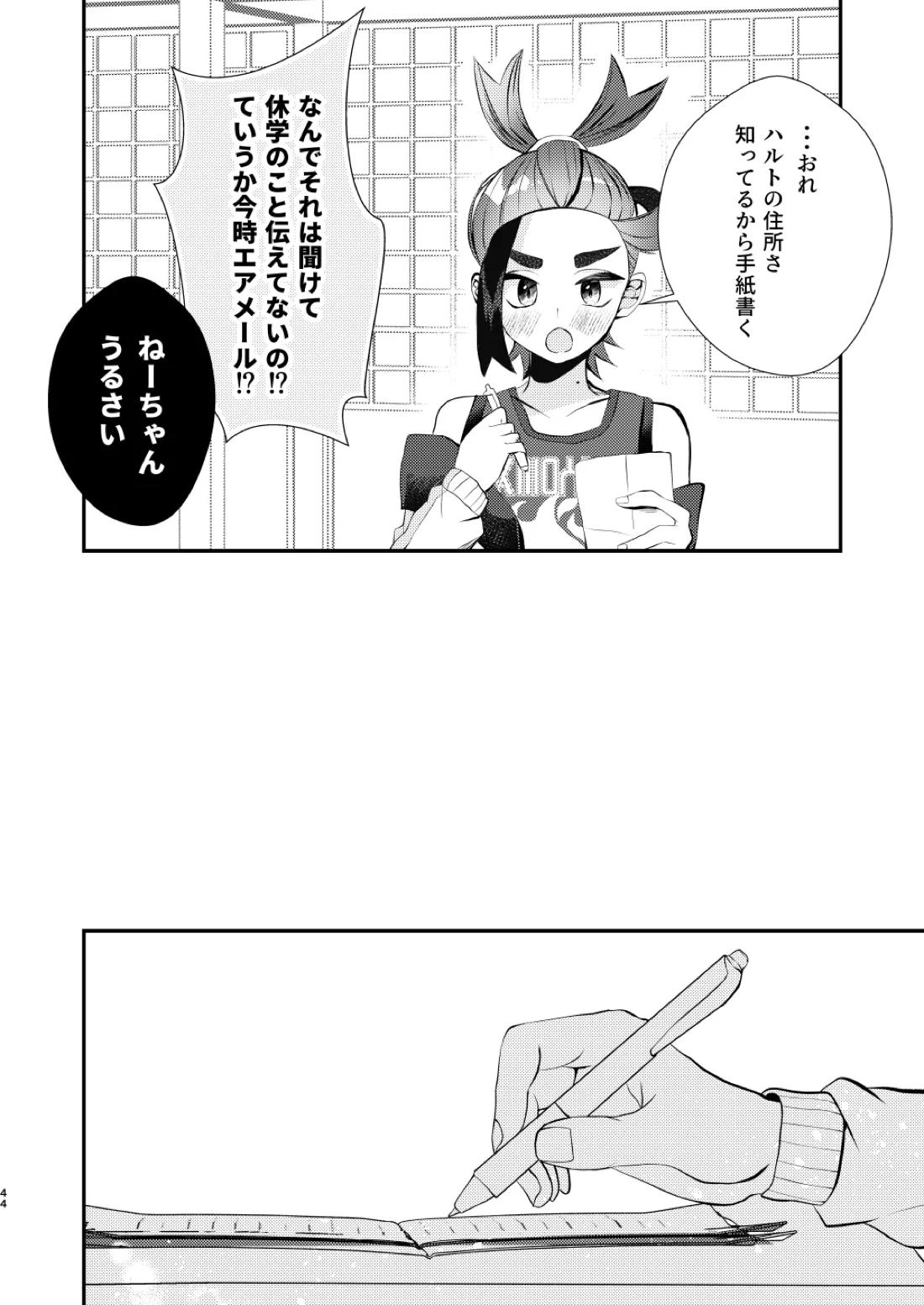 キミとゼロからしたいこと【ポケモン/スグハル】 page 41