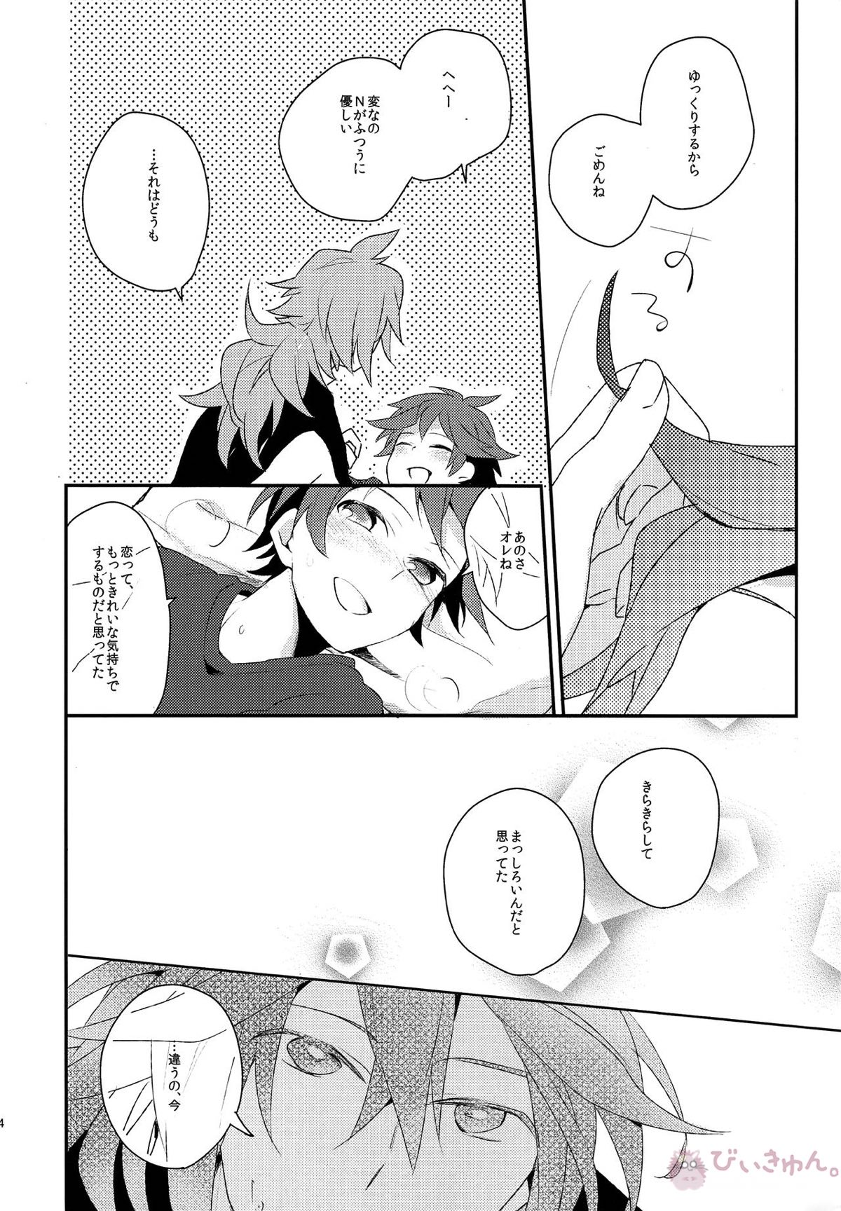 オトナがおしえてくれないこと【ポケモン/Ｎ×トウヤ】 page 13