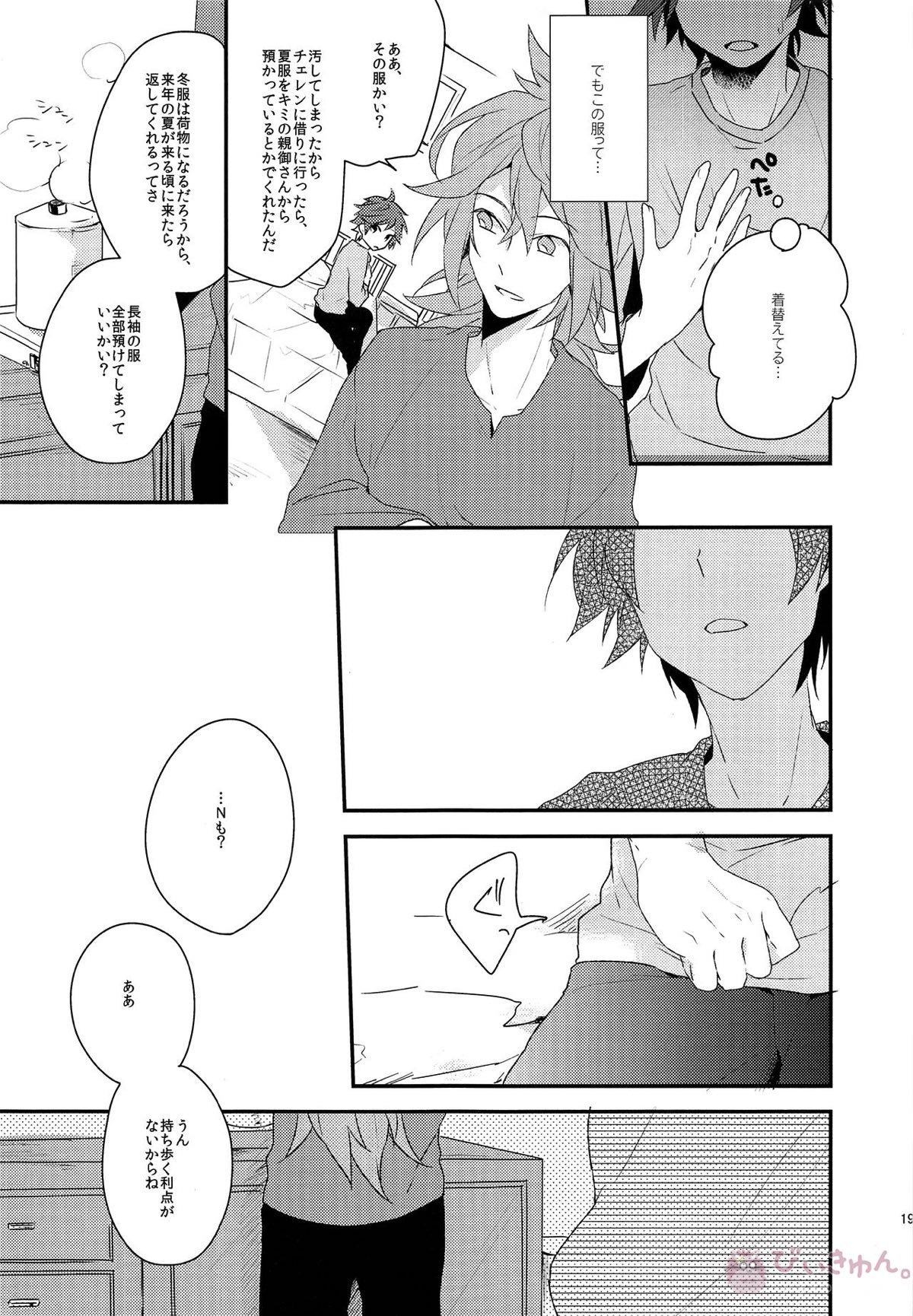 オトナがおしえてくれないこと【ポケモン/Ｎ×トウヤ】 page 18