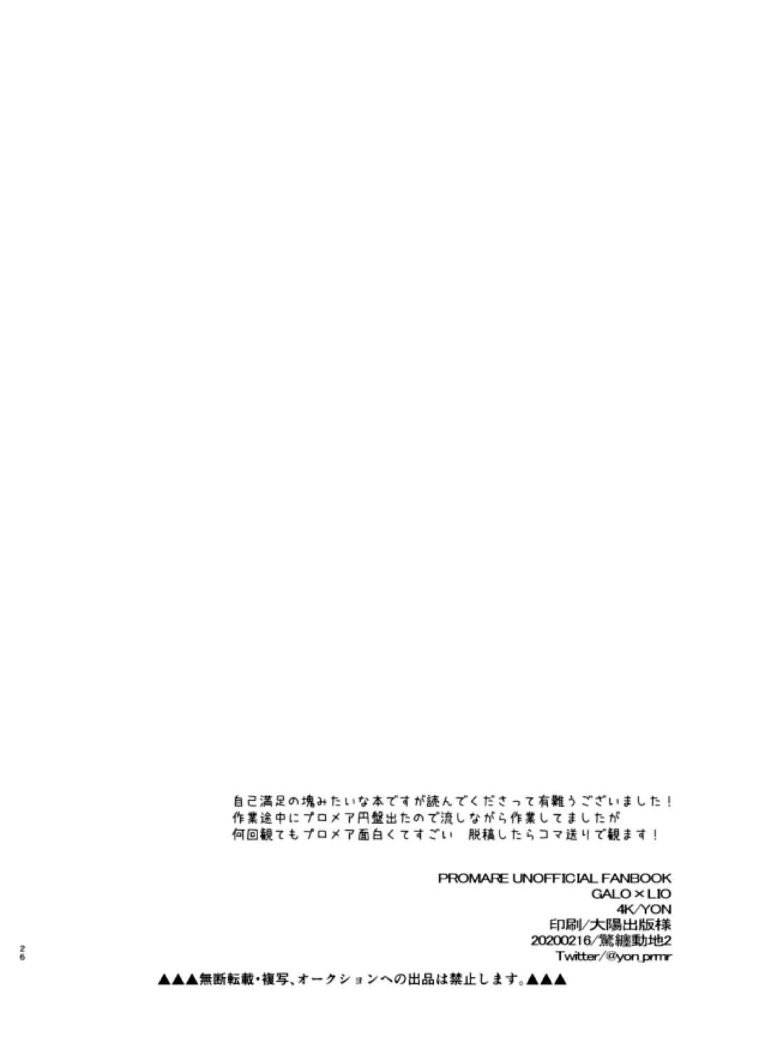 The lover is not where he lives but where he loves【プロメア/ガロリオ】 page 27
