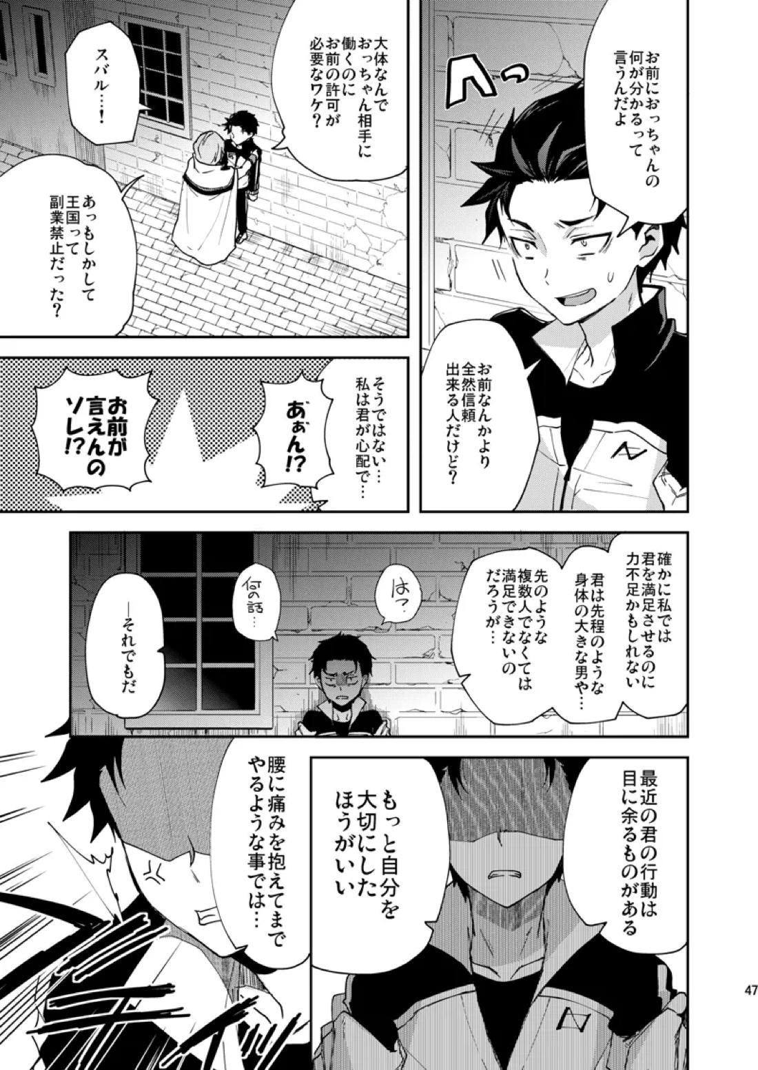 俺、非処女と誤解されてます！【Reゼロから始める異世界生活/ユリスバ】 page 44