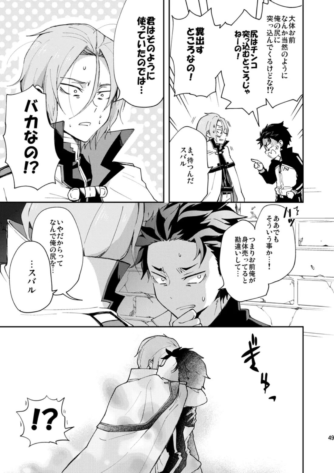 俺、非処女と誤解されてます！【Reゼロから始める異世界生活/ユリスバ】 page 46