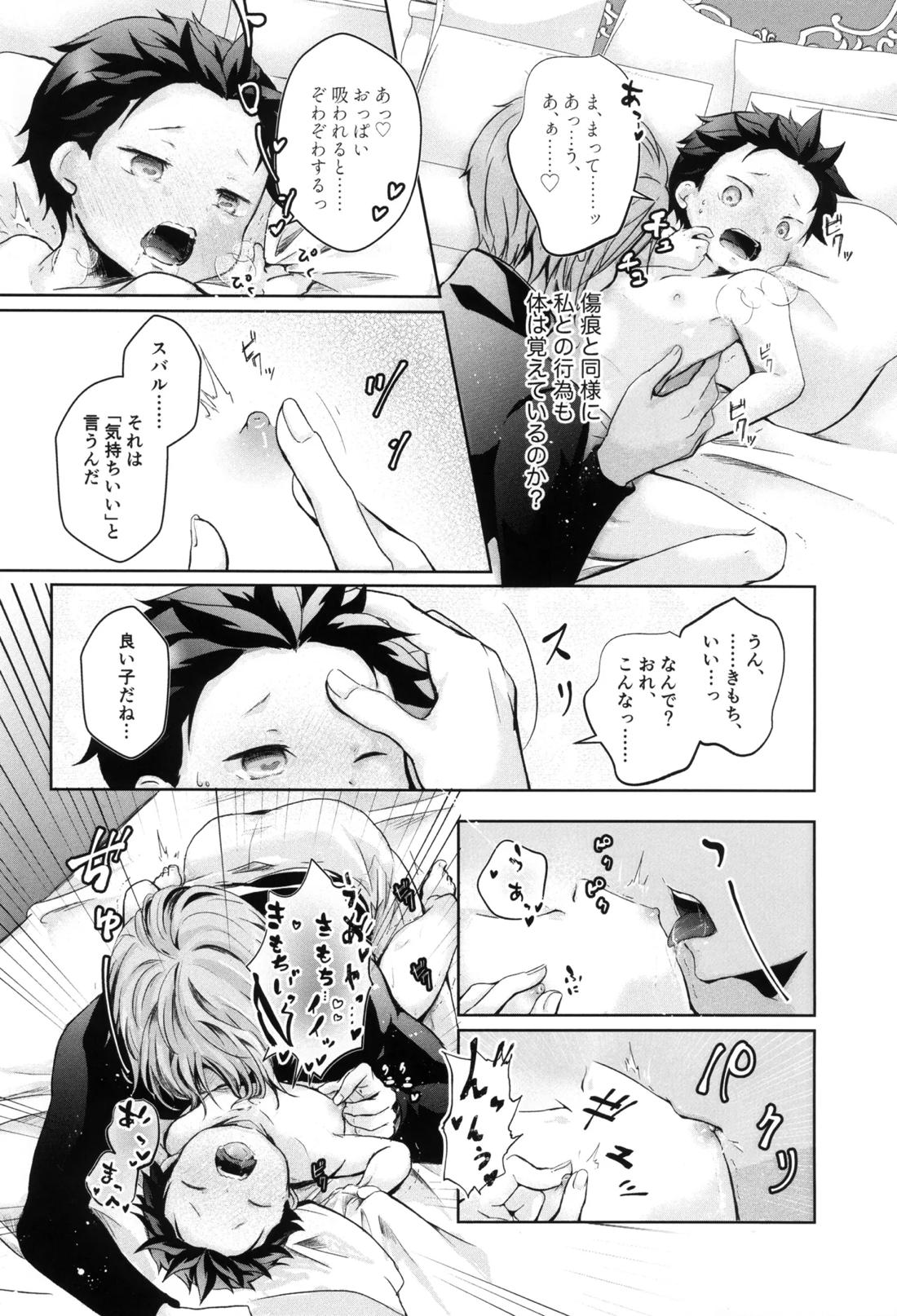 スバルくんはおっきくなりたい【Reゼロから始める異世界生活/ユリスバ】 page 13