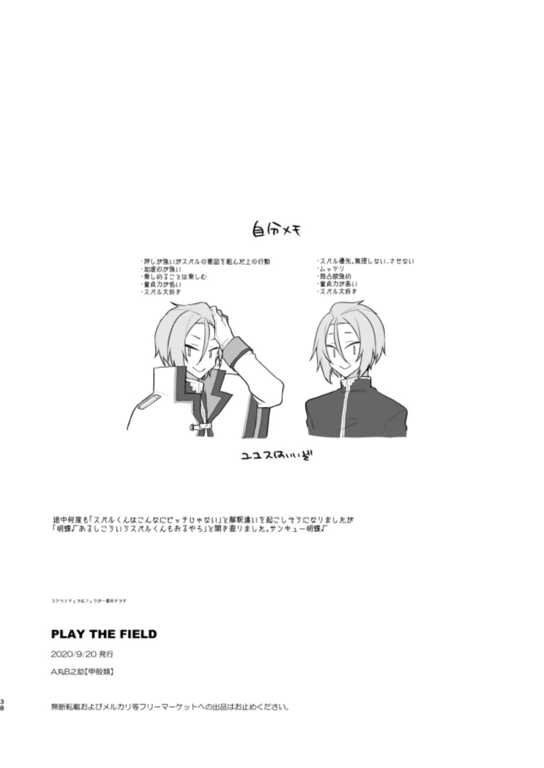 PLAY THE FIELD【Reゼロから始める異世界生活/ユリスバ】 page 37