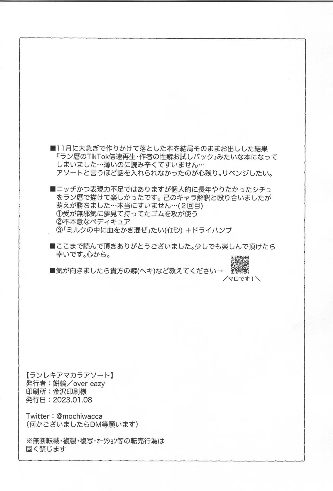 ランレキアマカラアソート【SK∞ エスケーエイト/ランレキ】 page 17