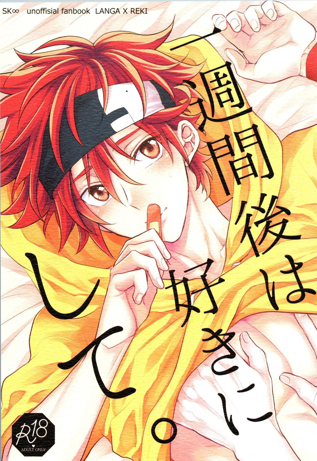 Recommended BL manga "一週間後は好きにして。【SK∞ エスケーエイト/ランレキ】" cover image