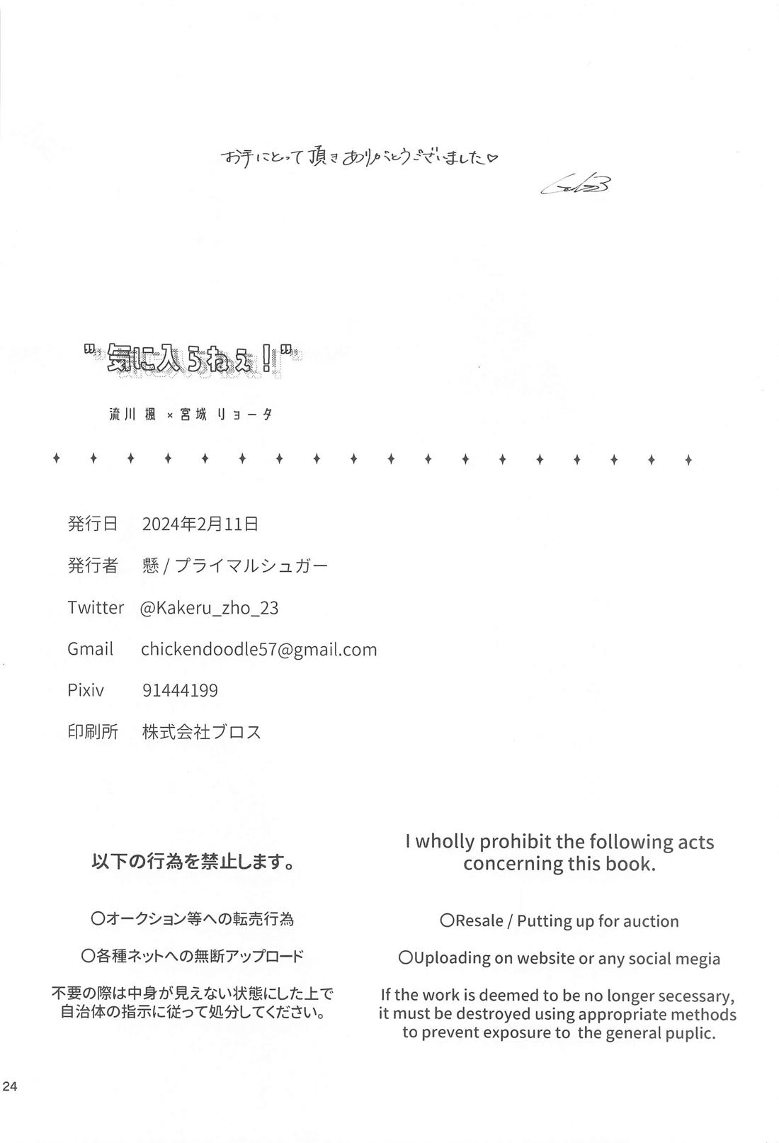 ”気に入らねぇ！”【スラムダンク/流リョ】 page 23
