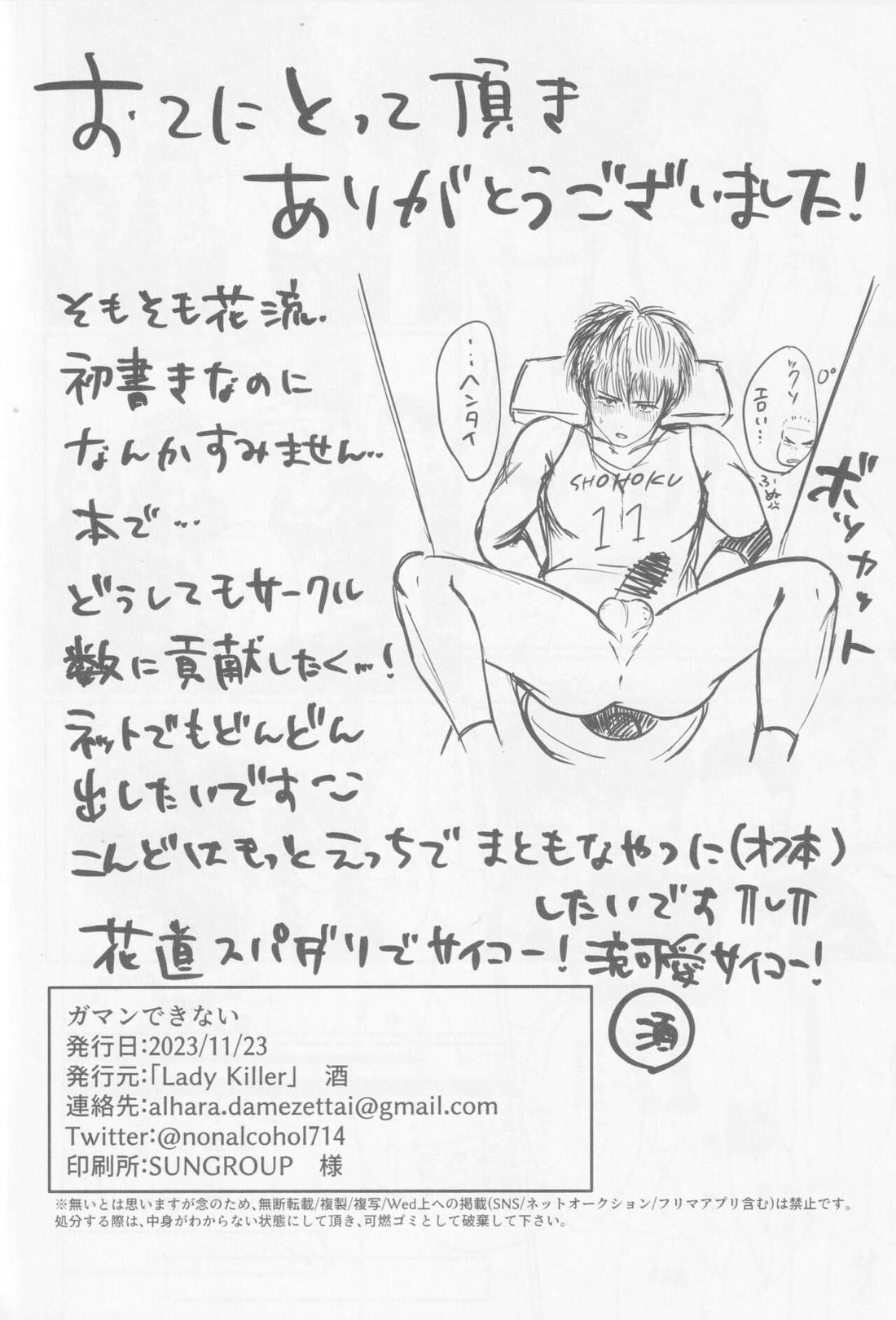 ガマンできない【スラムダンク/花流】 page 35
