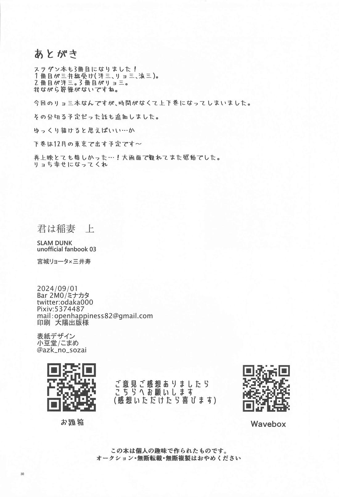 君は稲妻 上【スラムダンク/リョ三】 page 29