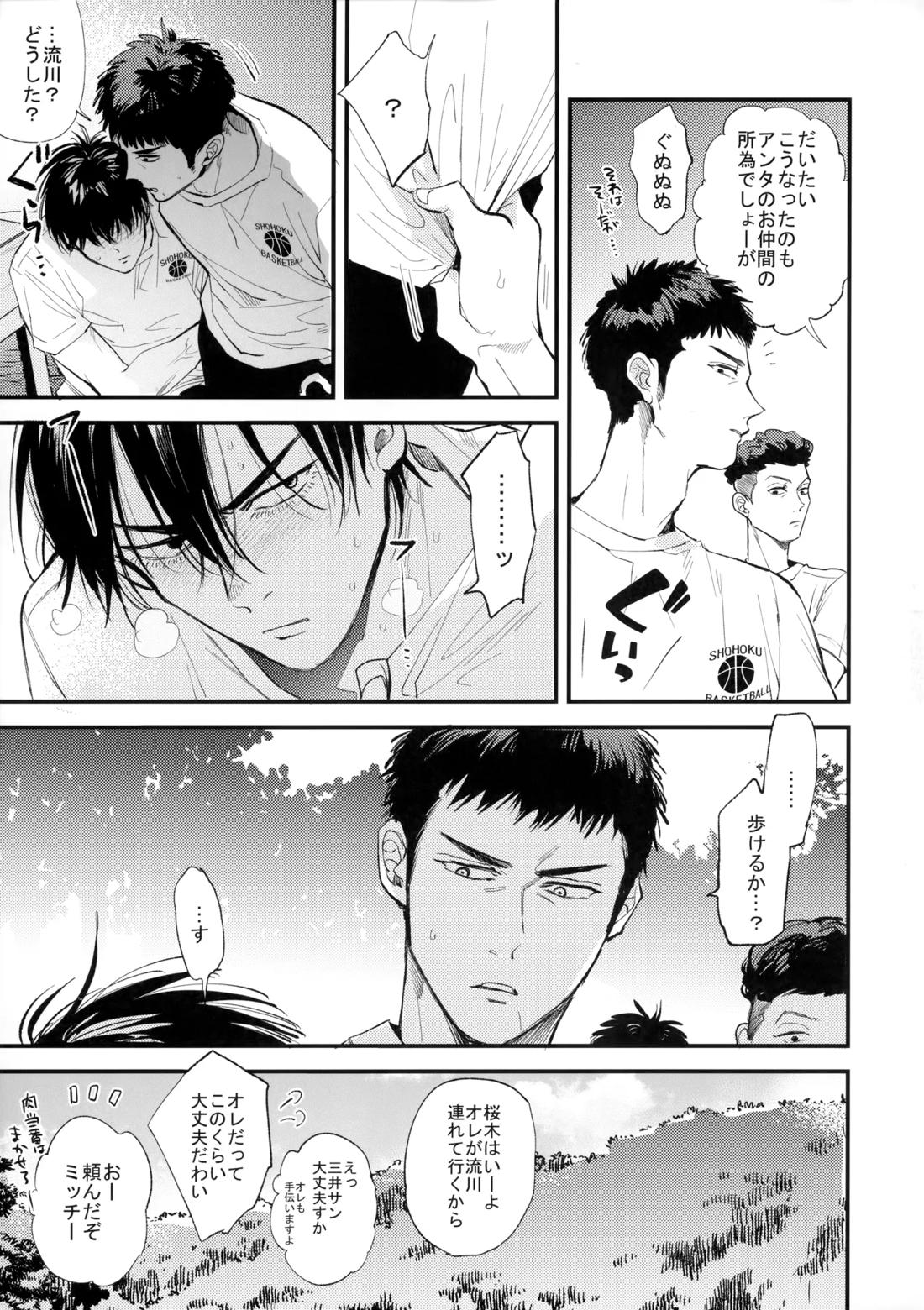 合宿中にふたりでヒミツの×××！？【スラムダンク/流三】 page 14